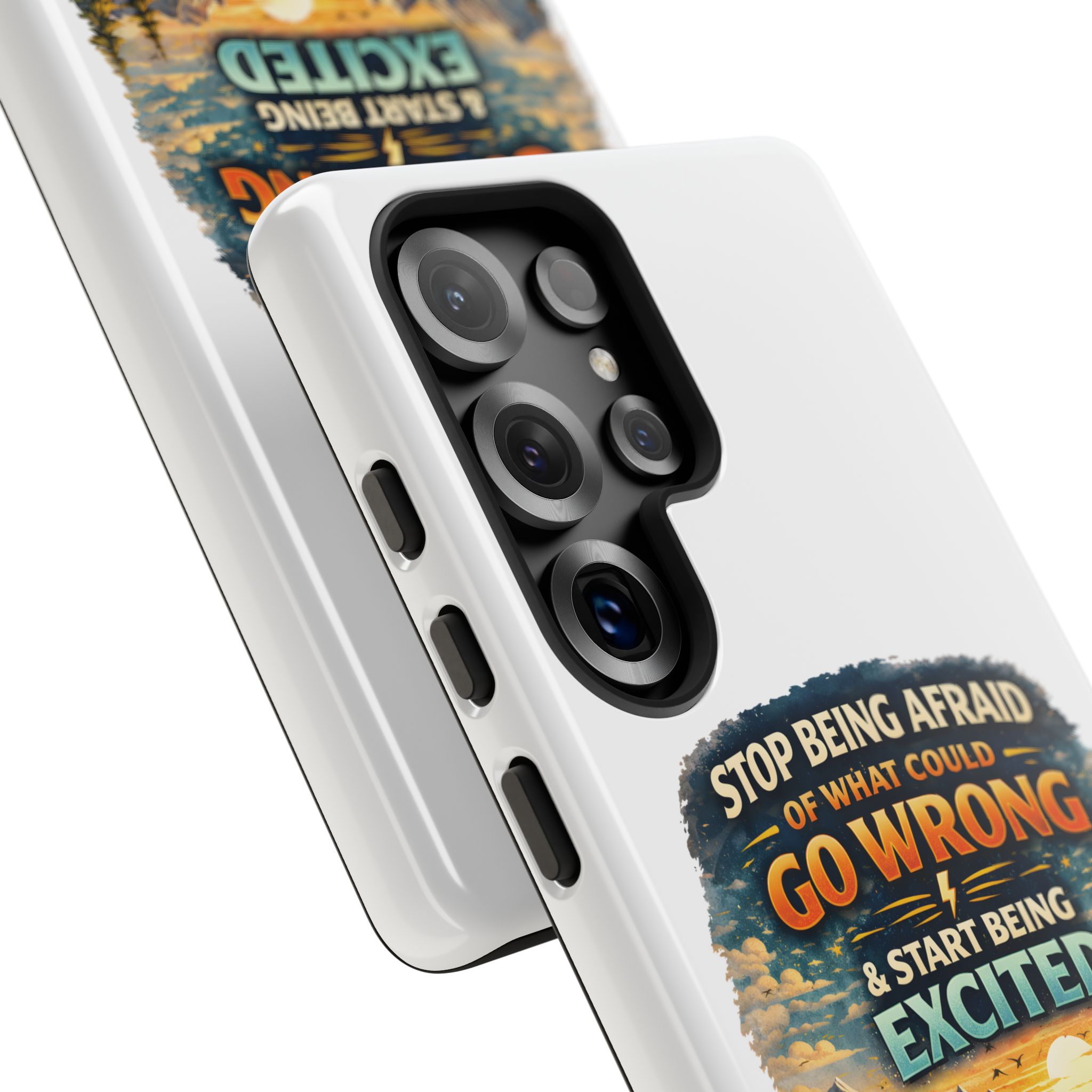 Phone Case — "Stop Being Afraid" (Design Scenic-Line)