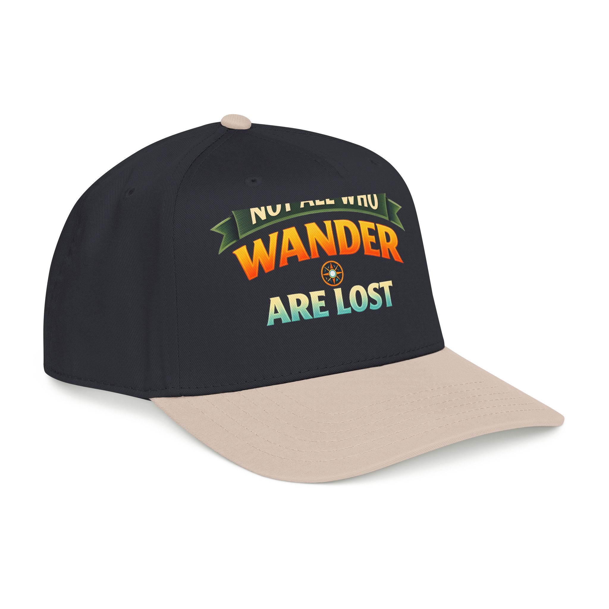 Baseball Cap - "Not All Who Wander Are Lost" Design Scenic-Line