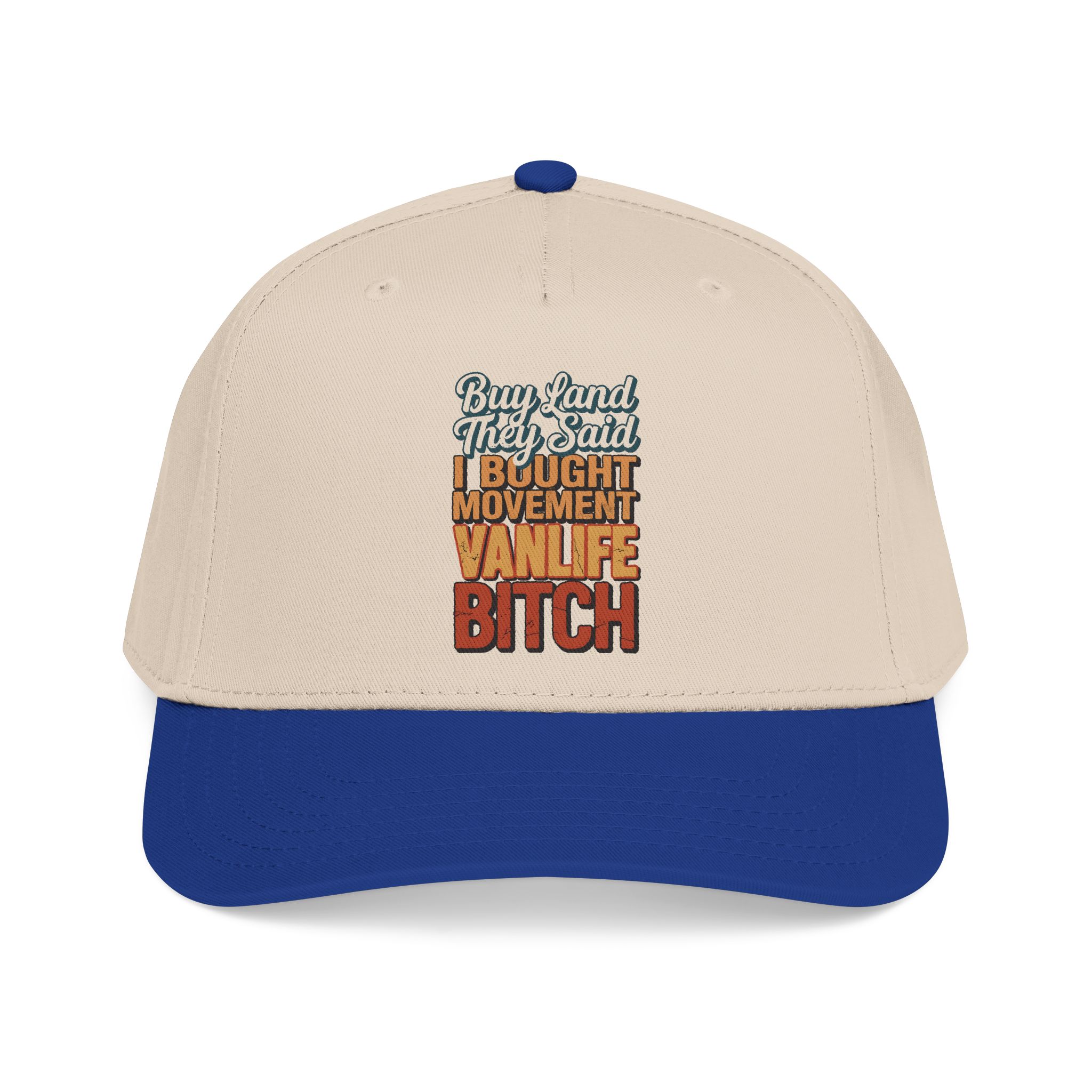 Baseball Cap - "Buy Land They Said" Design F**K-Line