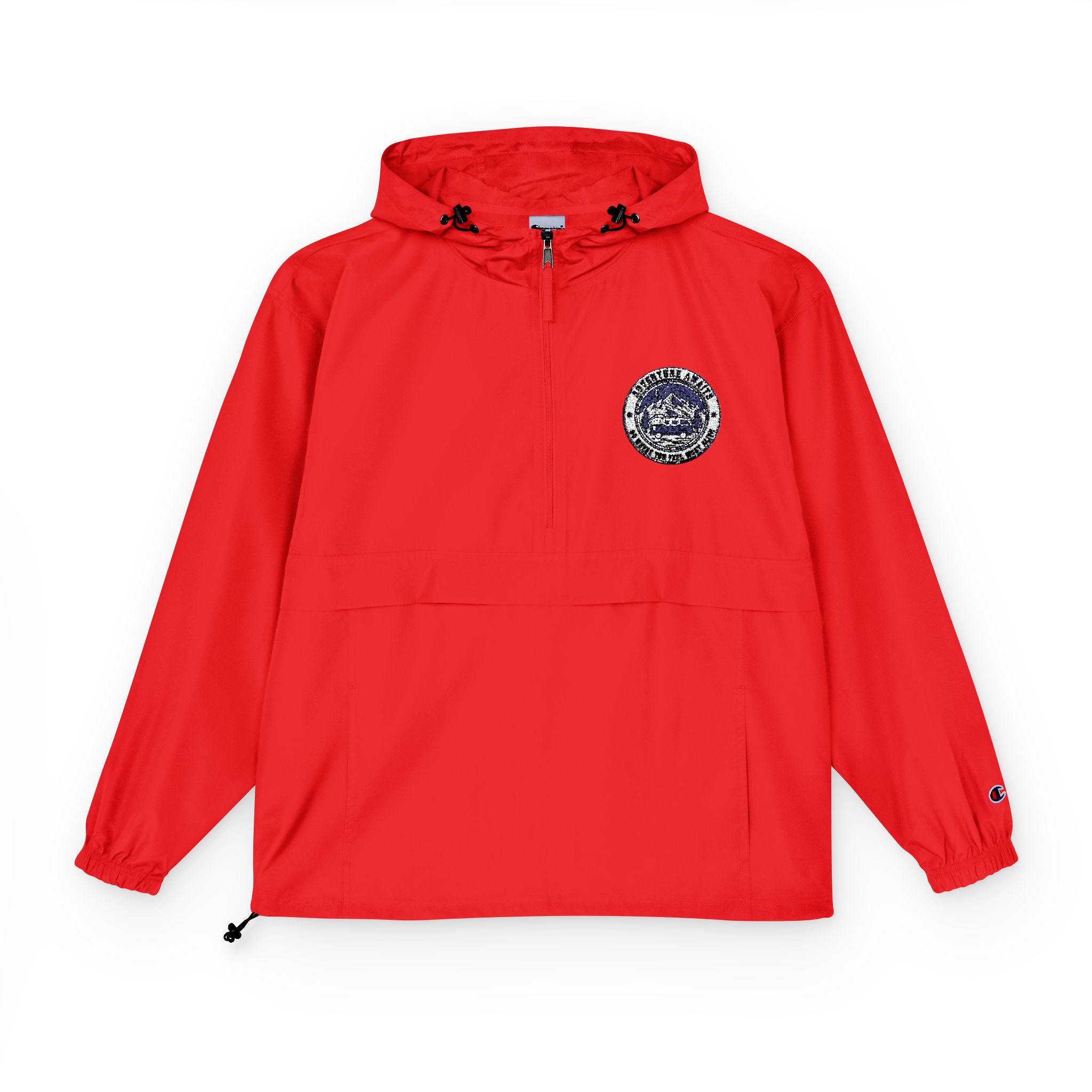 "NEW" Champion Unisex Packable Anorak Jacket -- "Adventure Awaits-Go Where You Feel Most Alive"