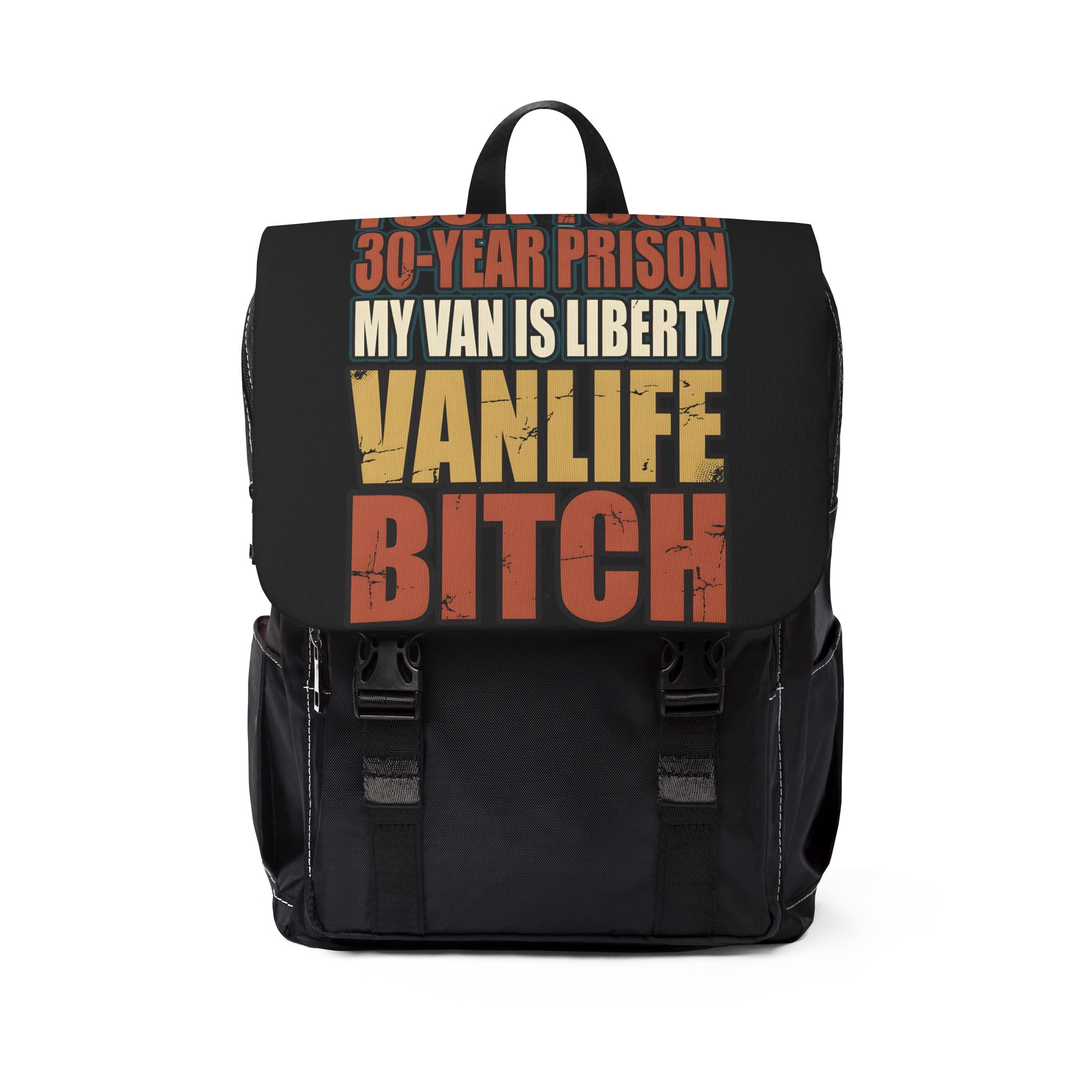 7915680621194832468_2048.jpeg Unisex Casual Shoulder Backpack — "Fuck Your 30 Year" Design F**K-Line