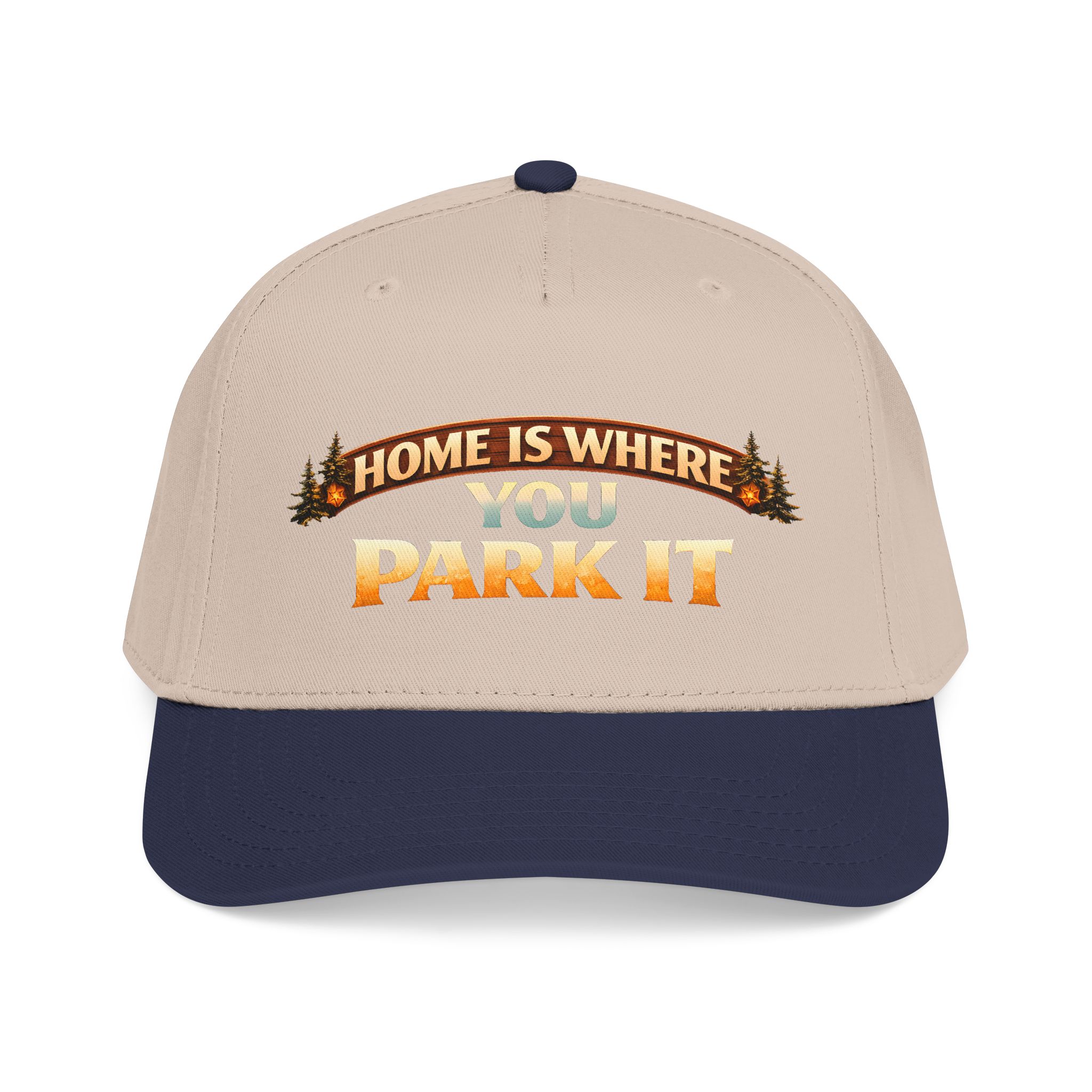 Baseball Cap - "Home Is Where You Park It" Design Scenic-Line