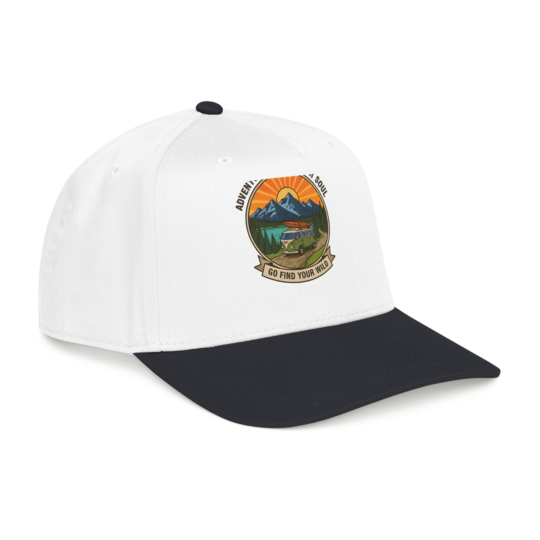 Baseball Cap — "Go Find Your Wild" Outdoor Patch