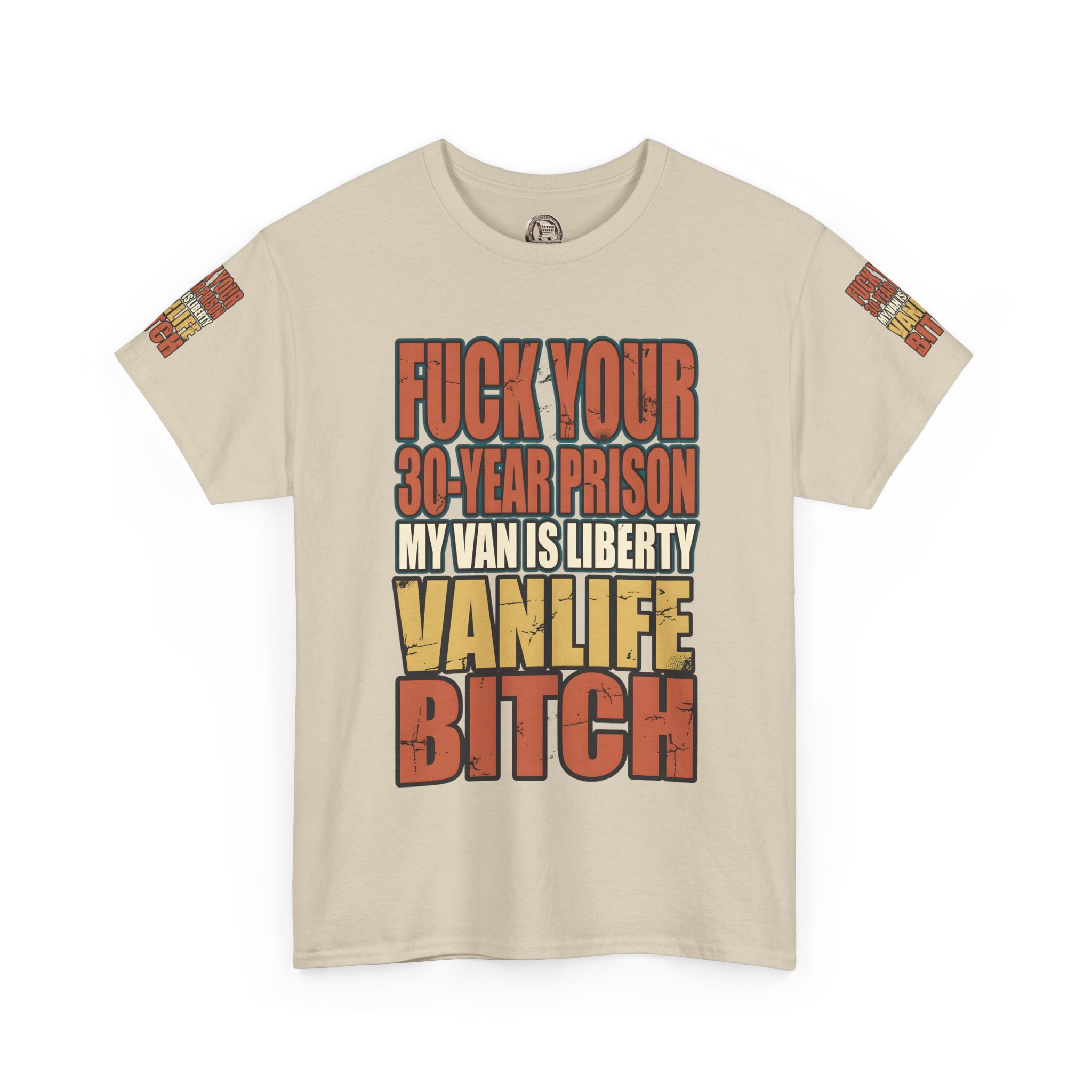 Unisex Heavy Cotton Tee — "Fuck Your 30 Year" Design F**K-Line