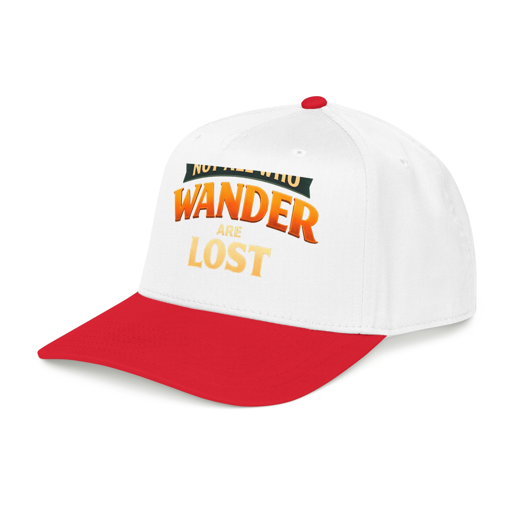 Baseball Cap - "Not All Who Wander Are Lost" Design Scenic-Line