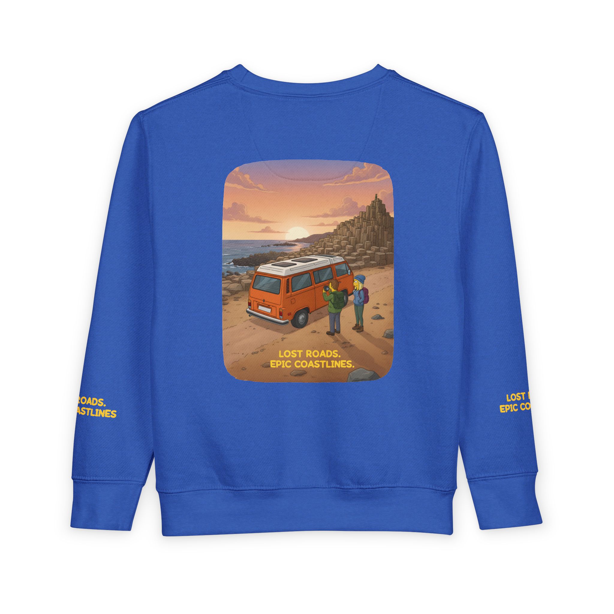7938205773352016253_2048-1.jpeg Toddler Sweatshirt - "Lost Roads Epic Coastlines" (Design Sitcom-Line)