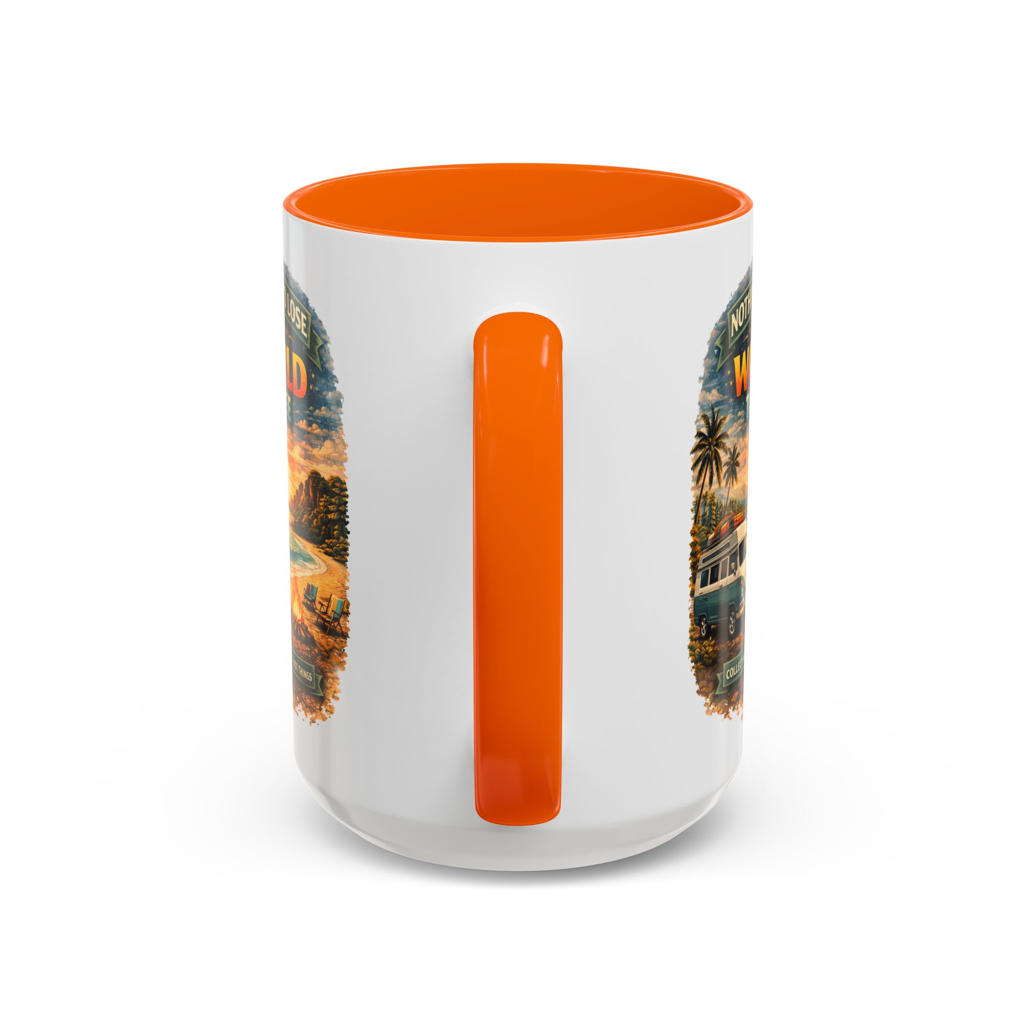Accent Coffee Mug (11, 15oz) — "Nothing To Lose" Design Scenic-Line