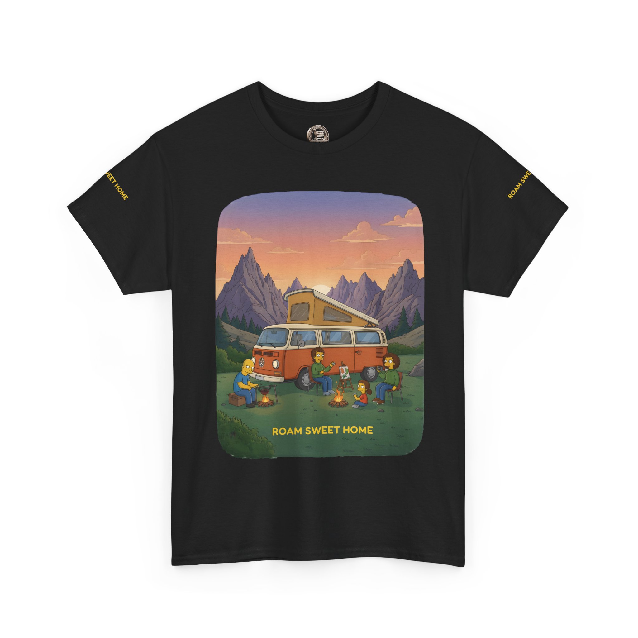 Unisex Heavy Cotton Tee — "Roam Sweet Home" Design Sitcom-Line
