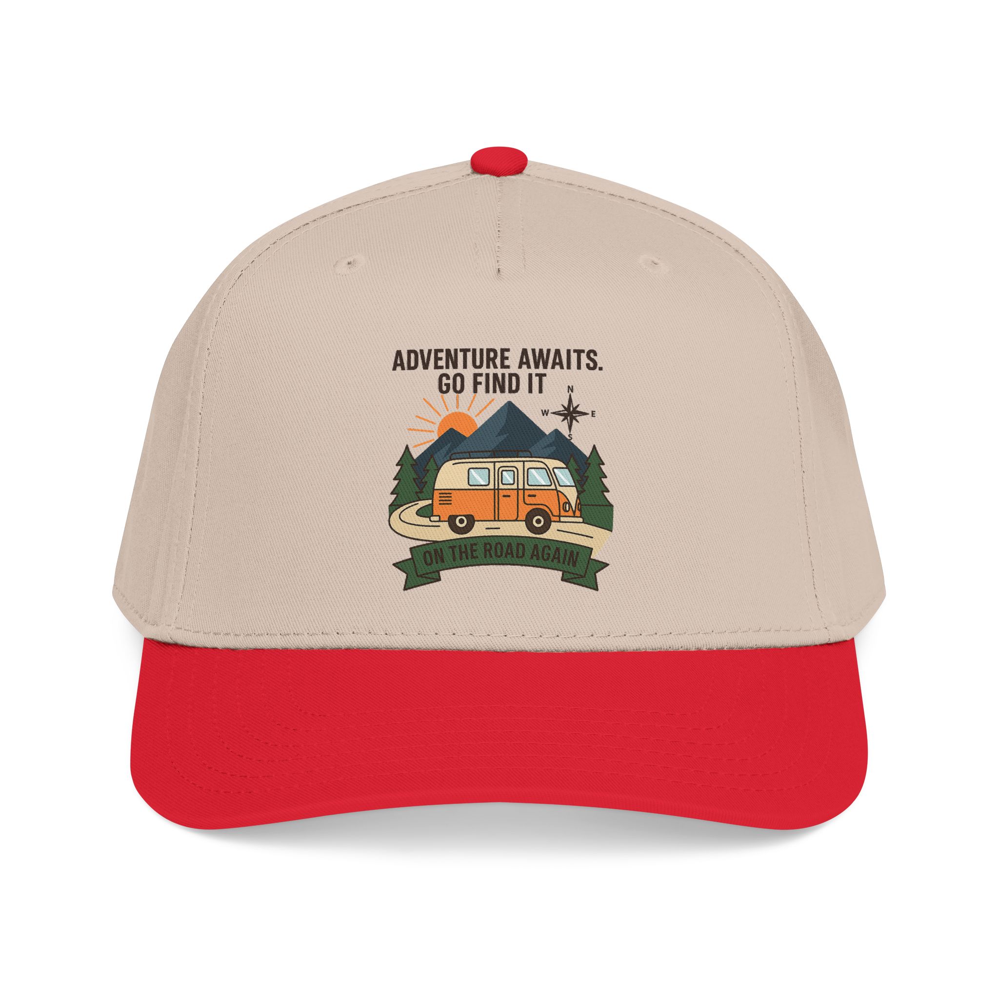 Baseball Cap - "Adventure Awaits" Outdoor Travel Hat