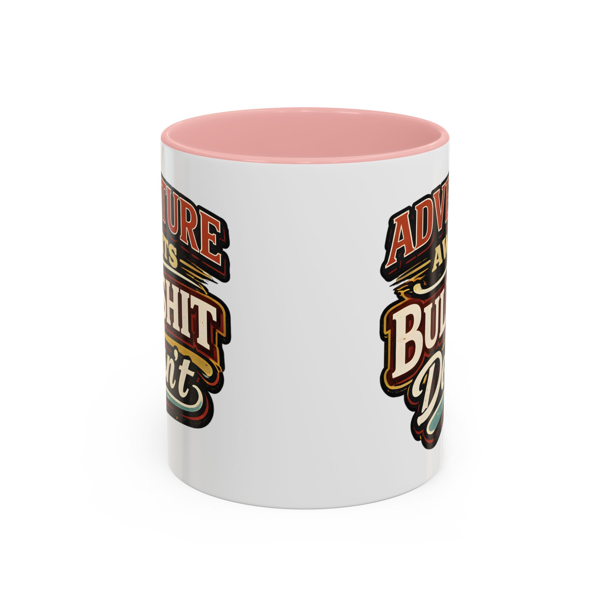 Accent Coffee Mug (11, 15oz) — "Adventure Awaits" Design F**K-Line