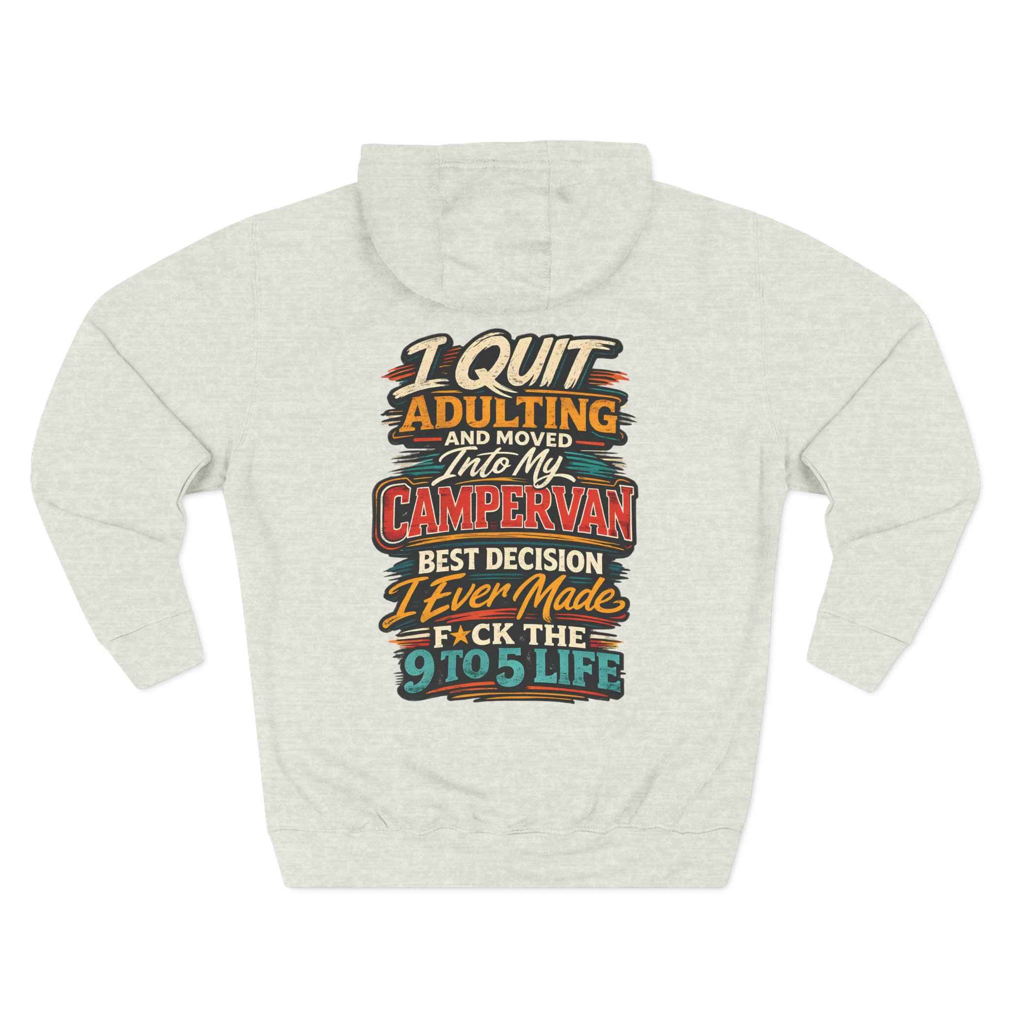 7968412186877862921_2048.jpeg Three-Panel Fleece Hoodie - "I Quit Adulting" Design F**K-Line