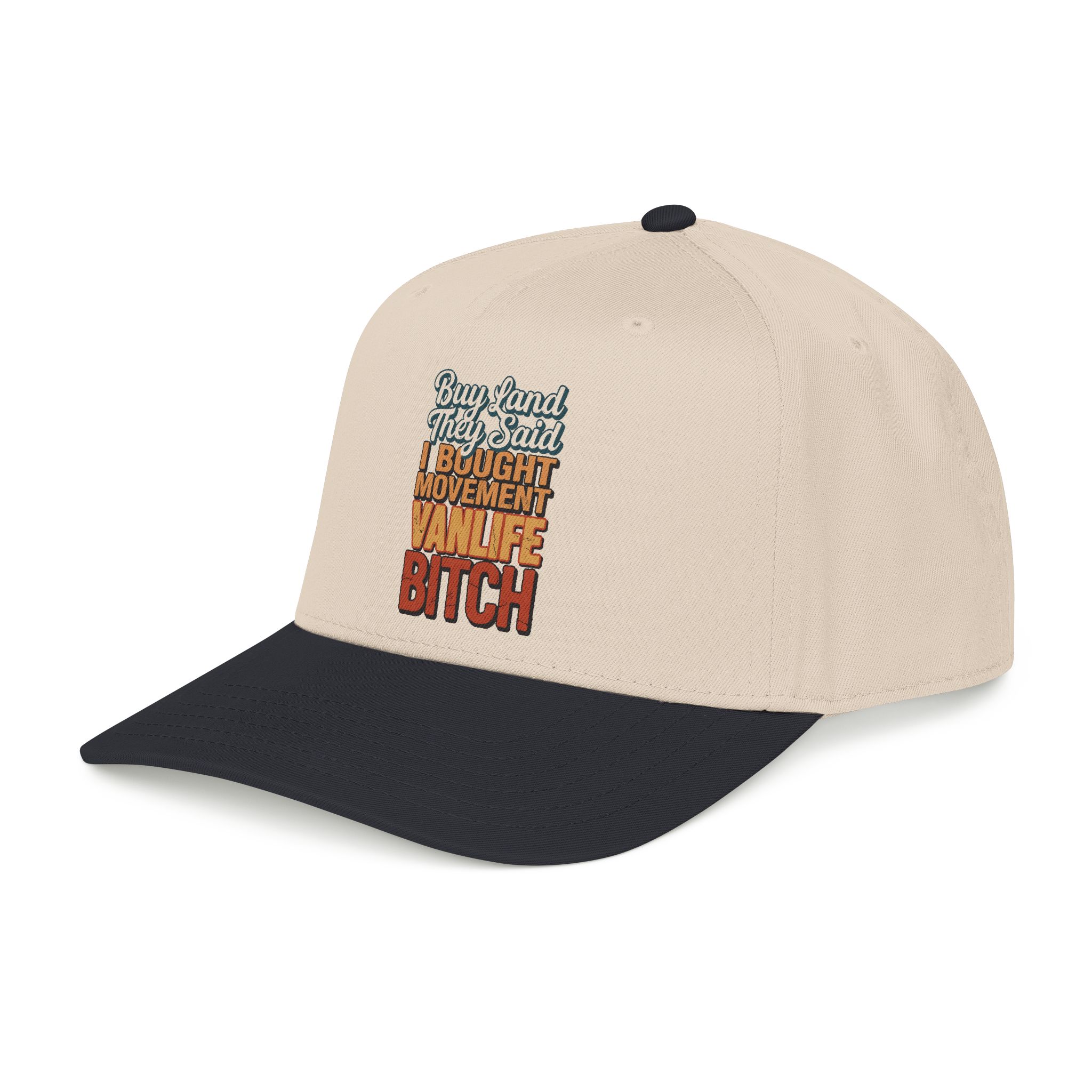 Baseball Cap - "Buy Land They Said" Design F**K-Line