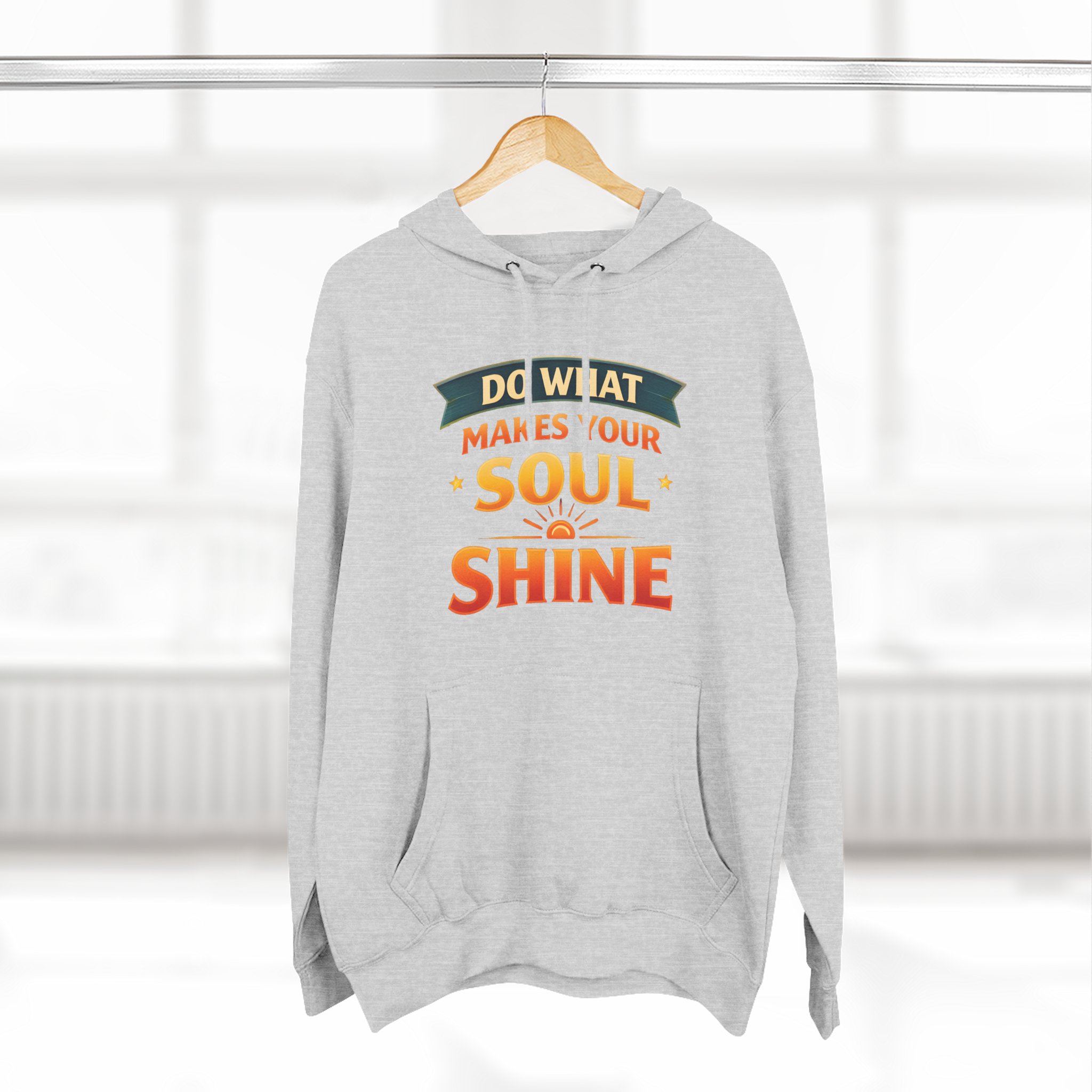7977015873243765409_2048.jpeg Three-Panel Fleece Hoodie - "Do What Makes Your Soul Shine" Design Scenic-Line