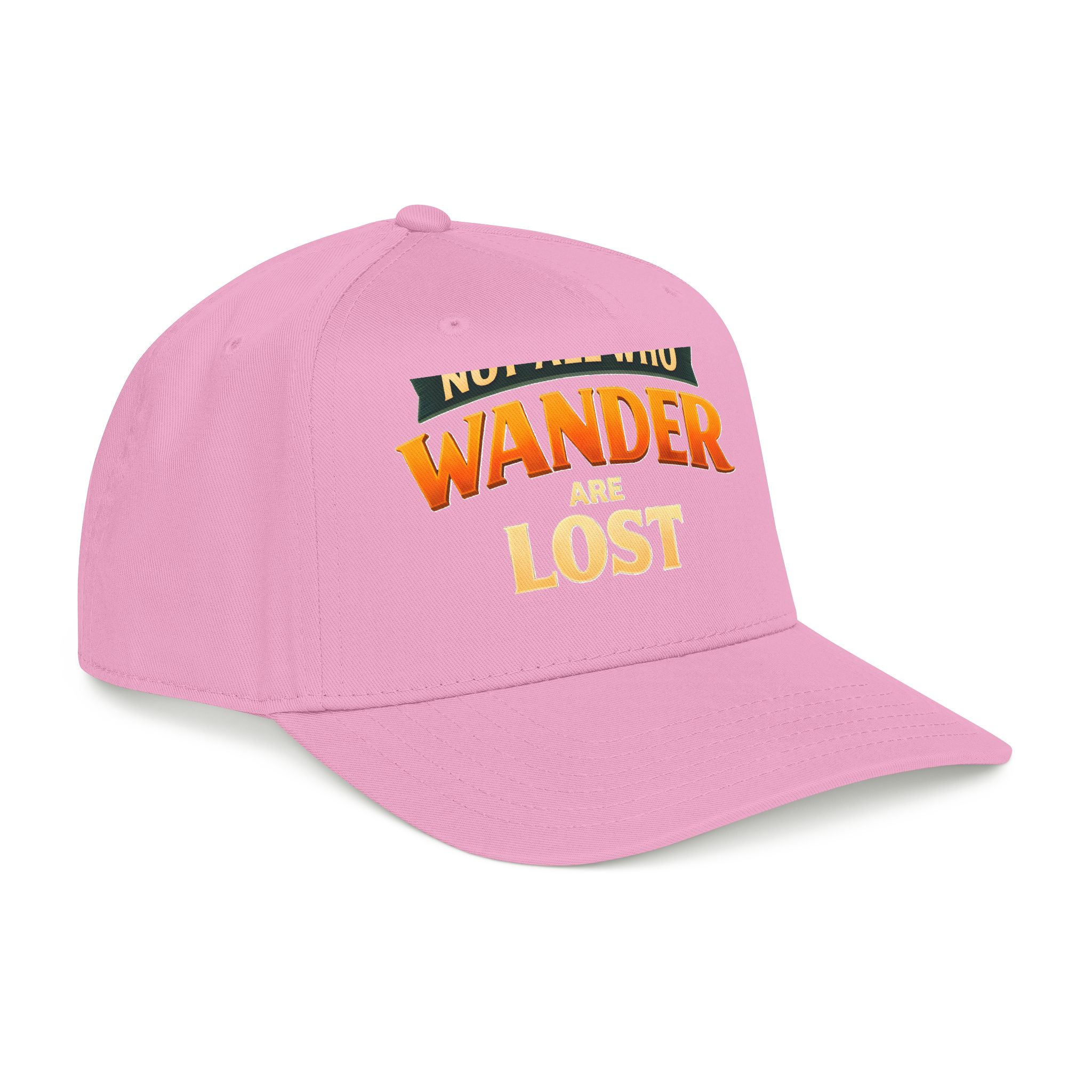 Baseball Cap - "Not All Who Wander Are Lost" Design Scenic-Line