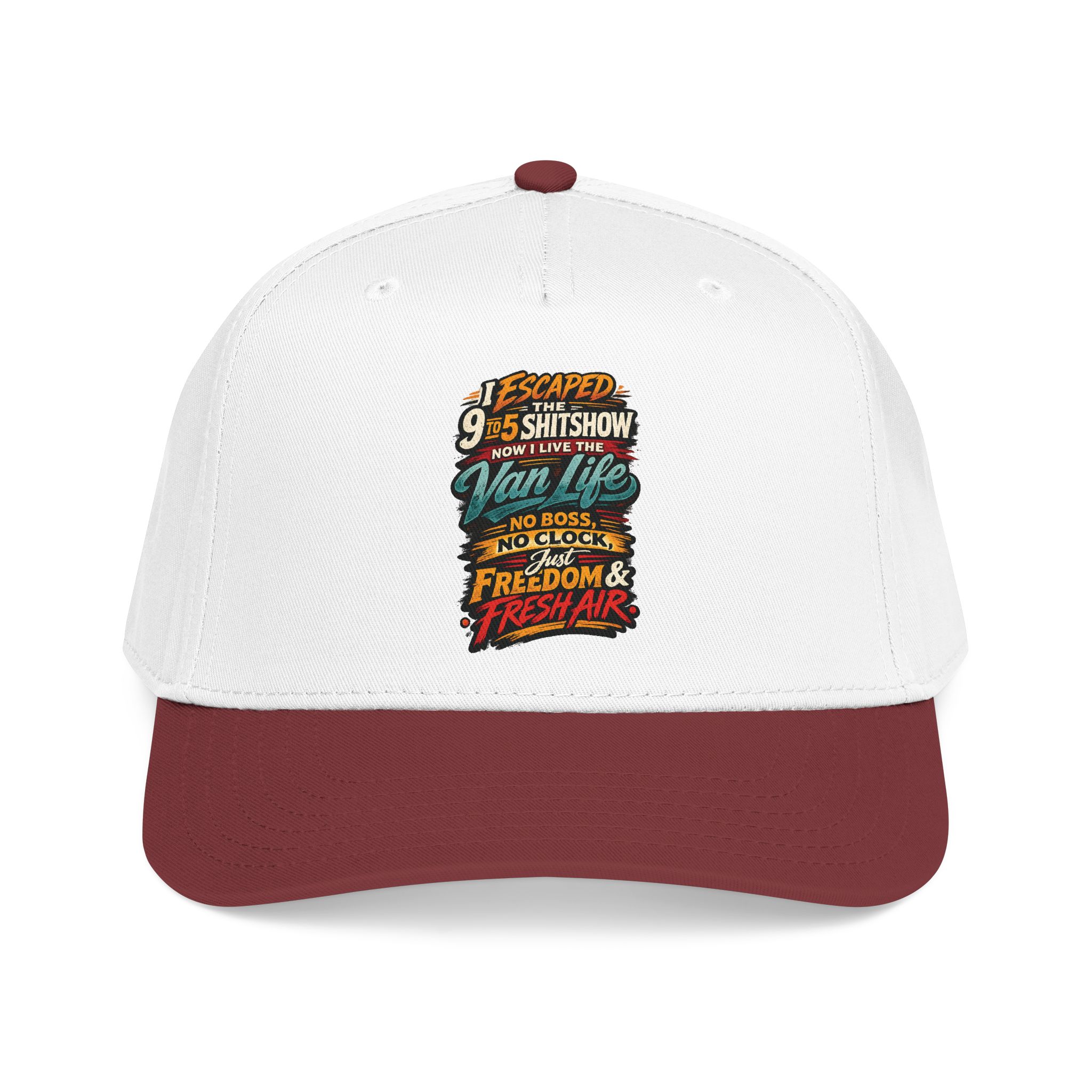 Baseball Cap - "I Escaped The 9 To 5" Design F**K-Line