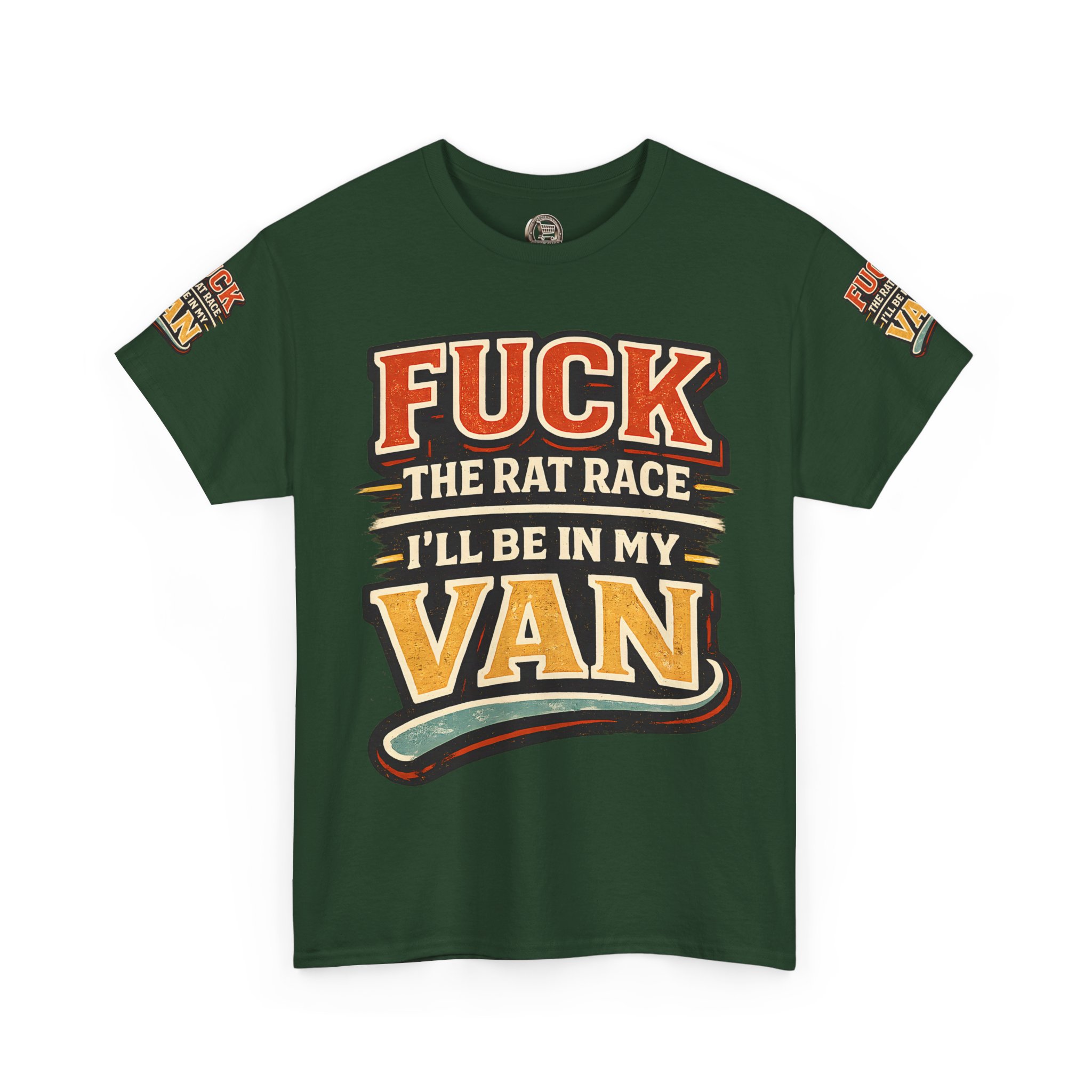 7997416583522563769_2048.jpeg Unisex Heavy Cotton Tee — "Fuck The Rat Race" Design F**K-Line