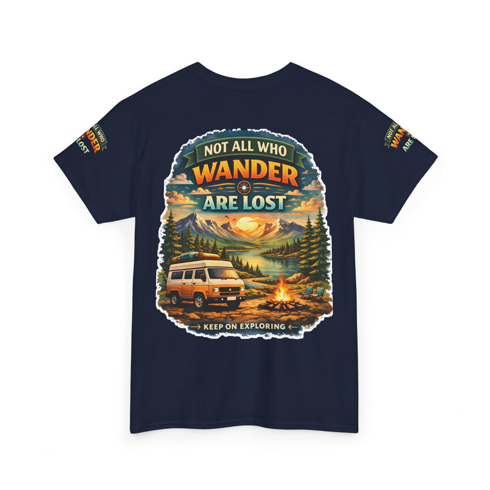 8008355294076850569_2048.jpeg Unisex Heavy Cotton Tee — "Not All Who Wander Are Lost" Design Scenic-Line