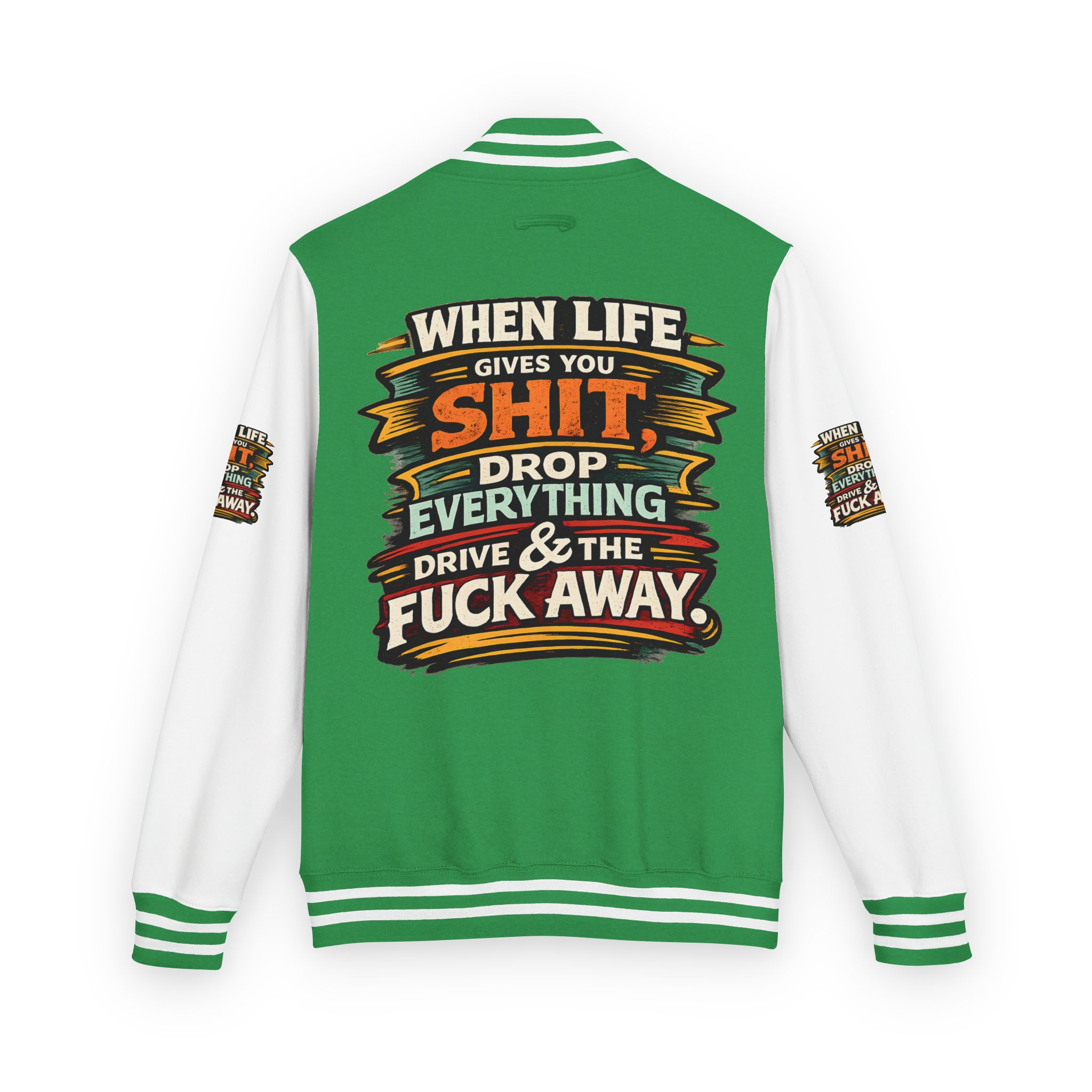 8021555654146918496_2048-1.jpeg Unisex Heavyweight Letterman Jacket — "When Live Gives You Shit" Design F**K-Line