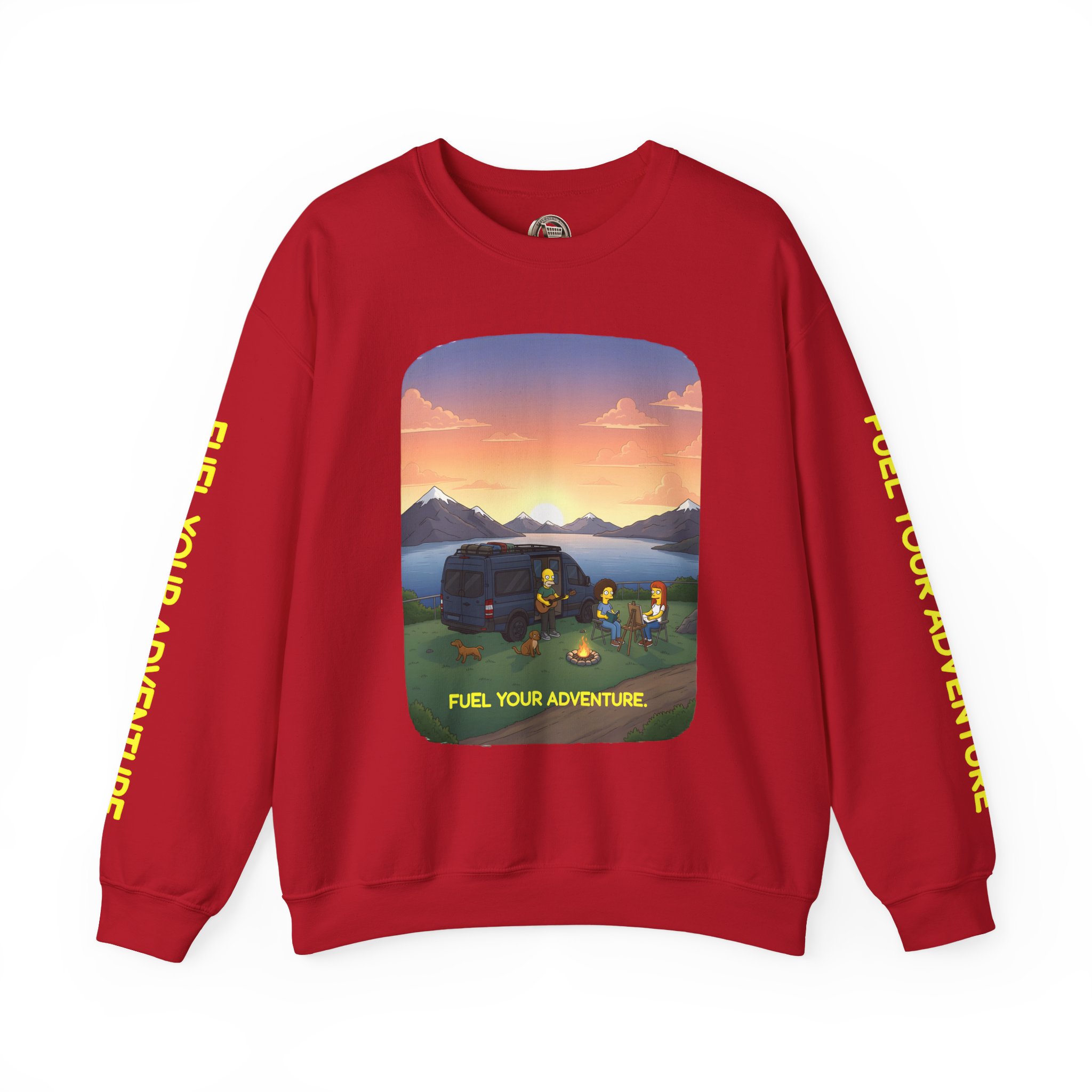 802493371033556092_2048.jpeg Unisex Heavy Blend™ Crewneck Sweatshirt — "Fuel Your Adventure" Design Sitcom-Line