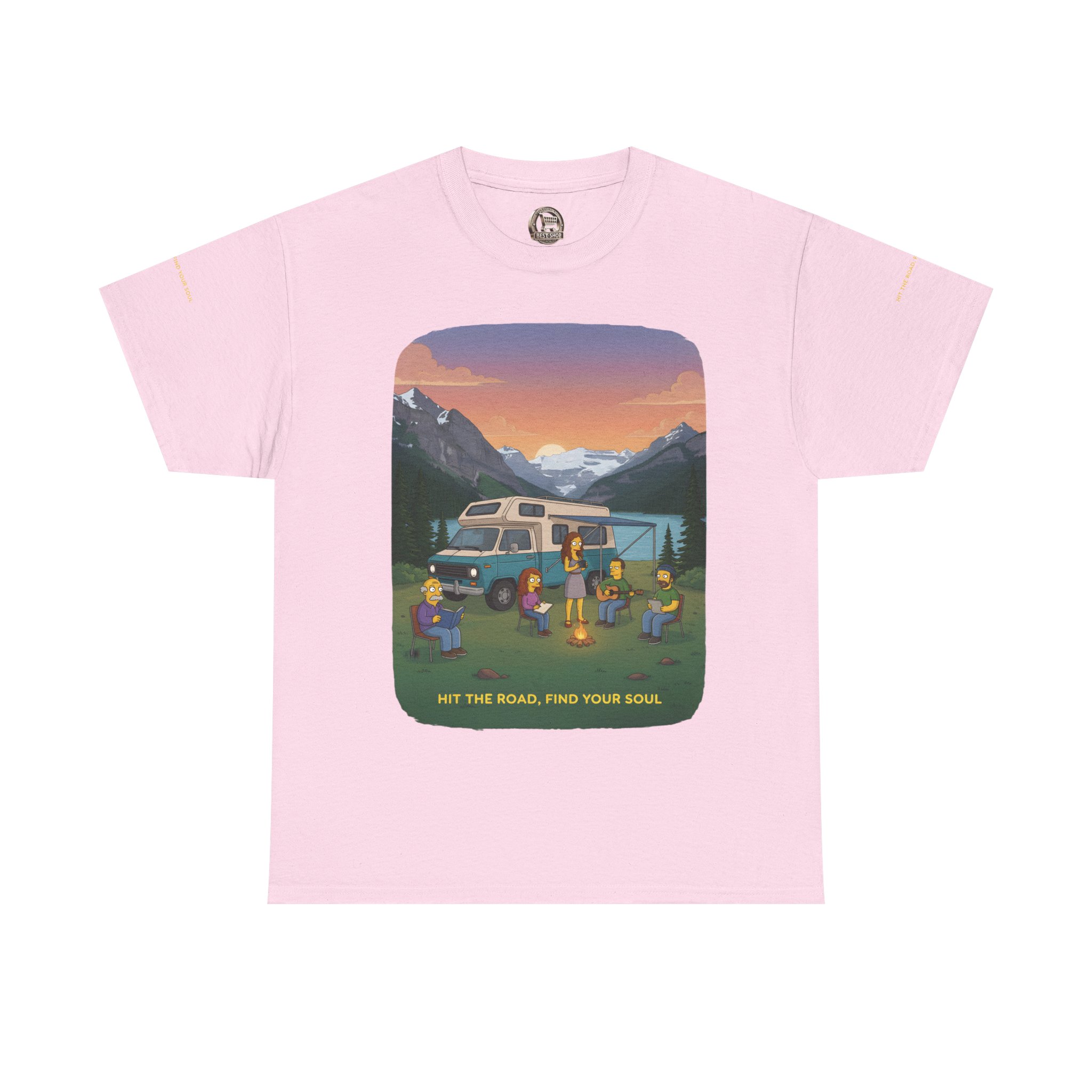 8028756617360015178_2048.jpeg Unisex Heavy Cotton Tee — "Hit The Road-Find Your Soul" Design Sitcom-Line