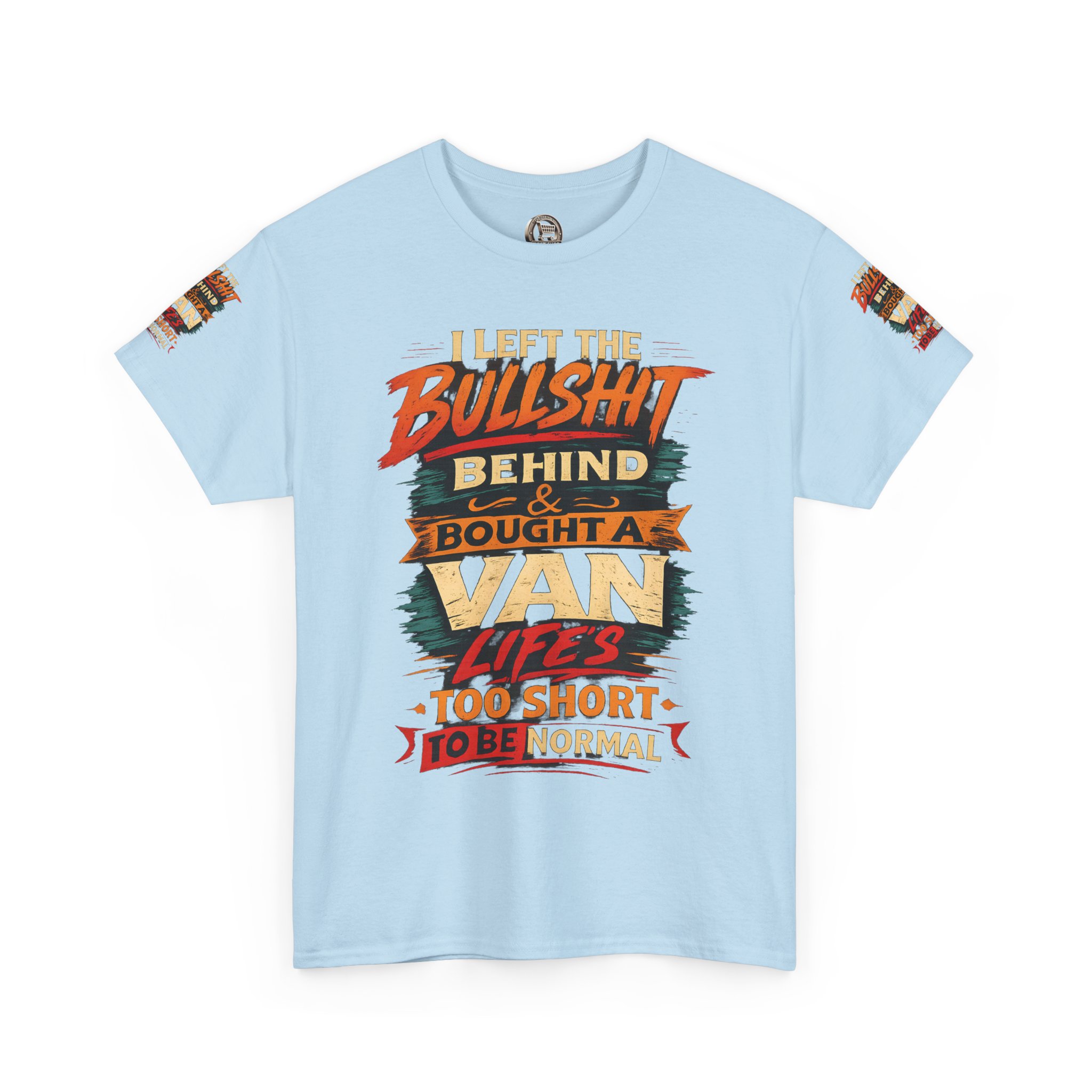 8029576204060519452_2048.jpeg Unisex Heavy Cotton Tee — "I Left The Bullshit" Design F**K-Line