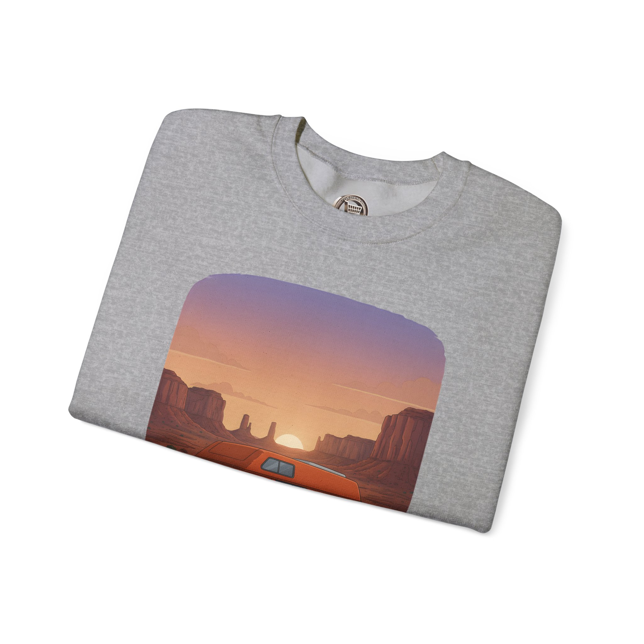 8048790791670672432_2048.jpeg Unisex Heavy Blend™ Crewneck Sweatshirt — "Roam Where You Are Rooted" Design Sitcom-Line