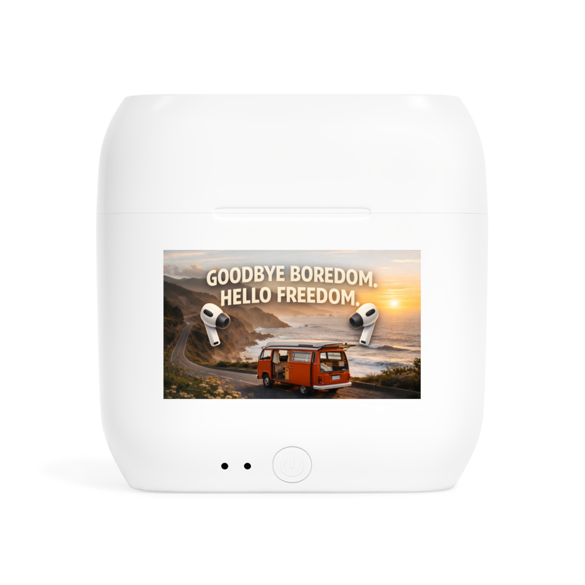 Essos Wireless Earbuds — "Goodbye Boredom, Hello Freedom" Travel Design