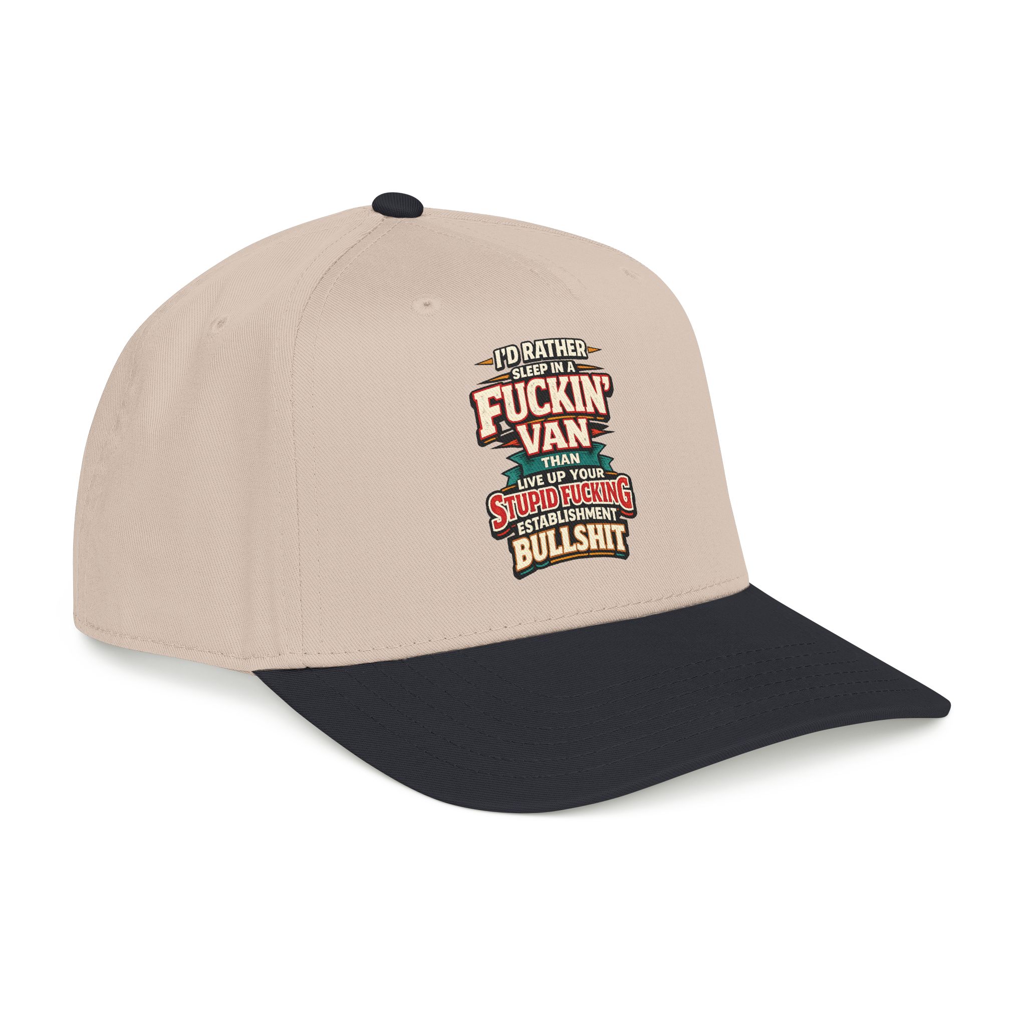 Baseball Cap - "I´d Rather Sleep in A Fucking Van" Design F**K-Line