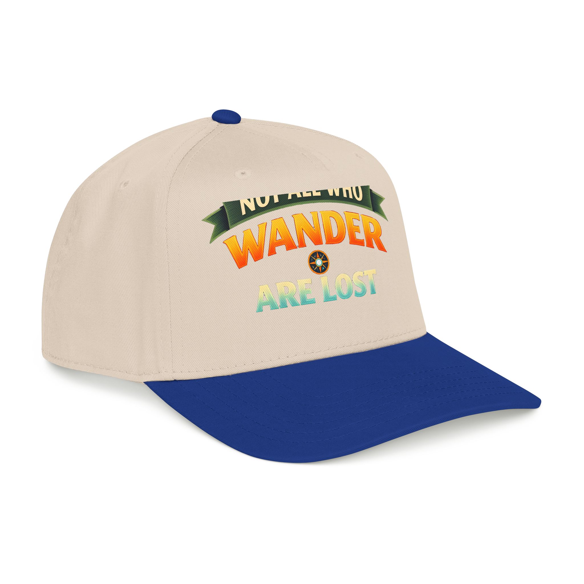 Baseball Cap - "Not All Who Wander Are Lost" Design Scenic-Line