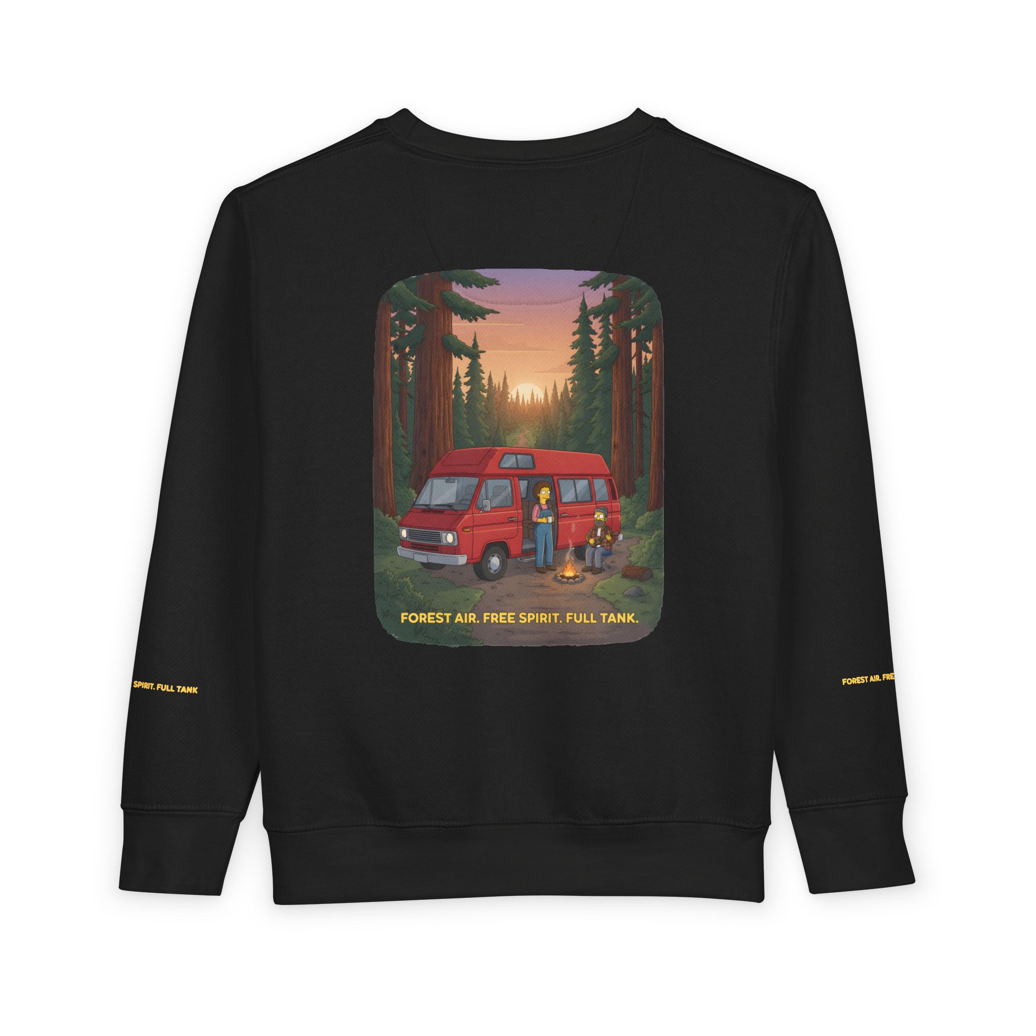 8079603449793179689_2048-1.jpeg Toddler Sweatshirt - "Forest Air Free Spirit Full Tank" (Design Sitcom-Line)