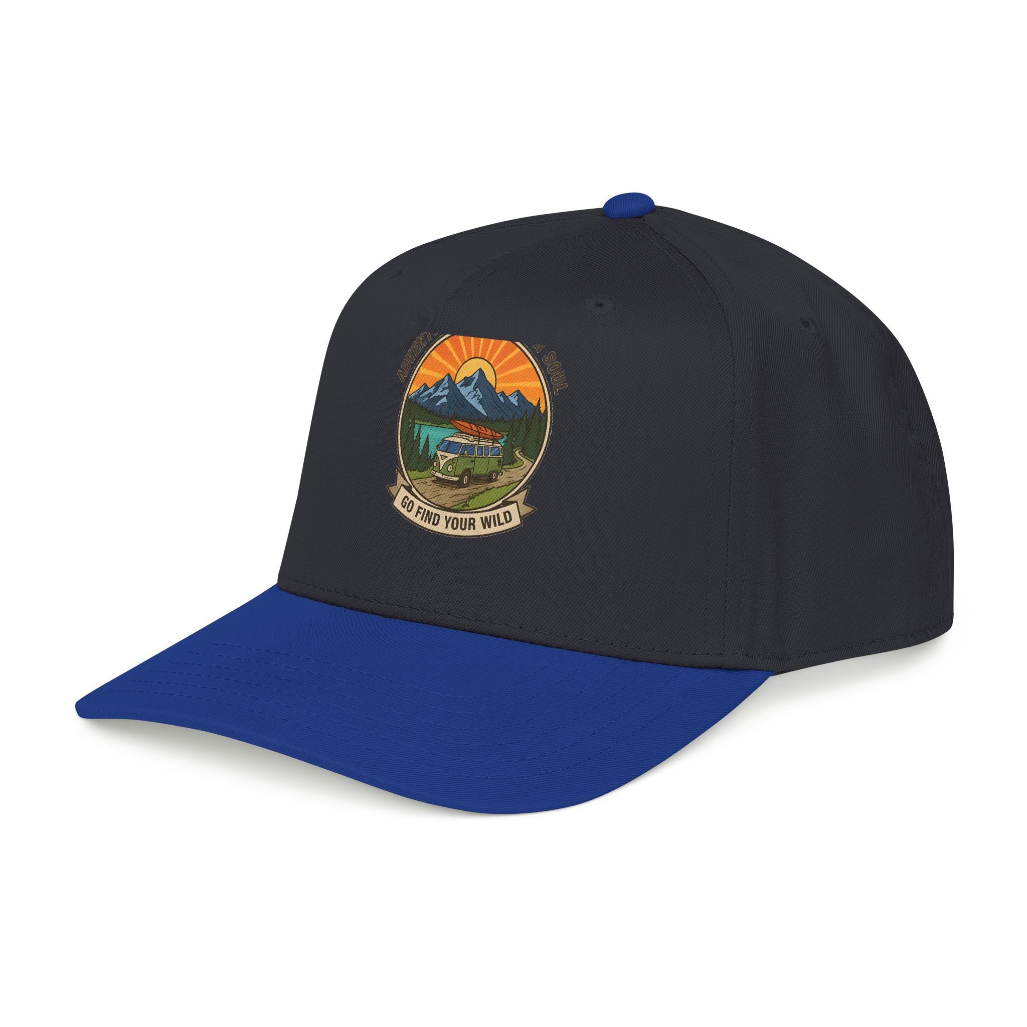 Baseball Cap — "Go Find Your Wild" Outdoor Patch