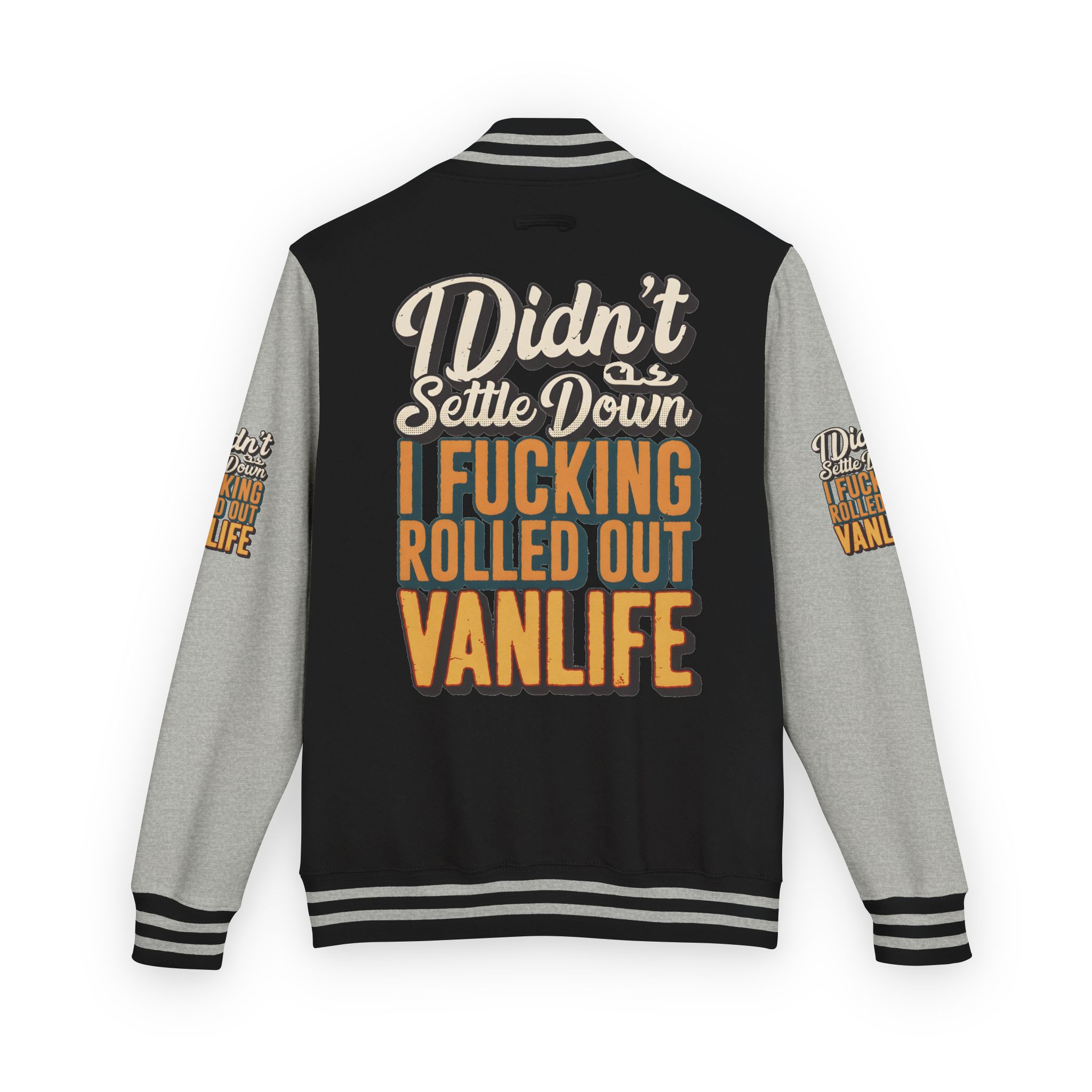 8137264966944304928_2048-1.jpeg Unisex Heavyweight Letterman Jacket — "Dind´t Settle Down" Design F**K-Line