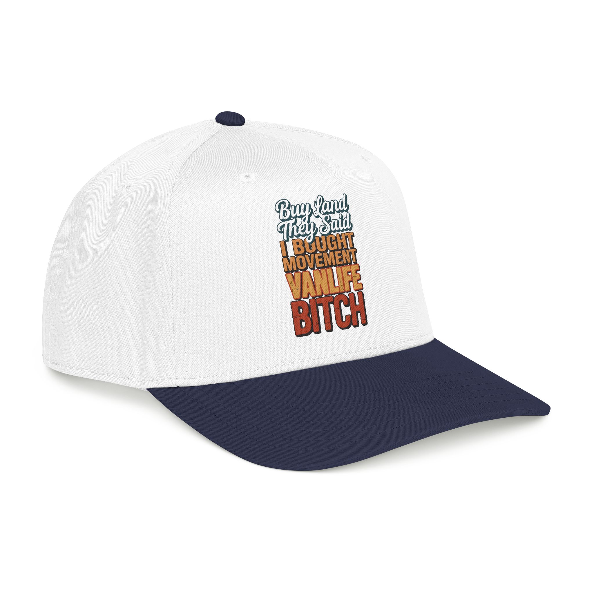 Baseball Cap - "Buy Land They Said" Design F**K-Line