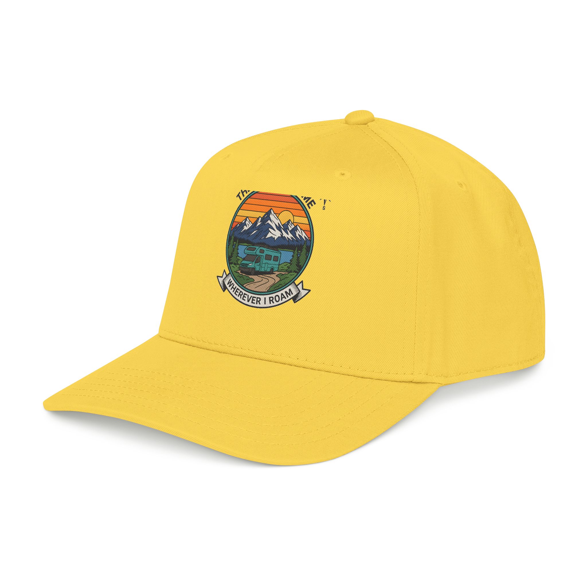 Baseball Cap — "The Road Is Home, Wherever I Roam"