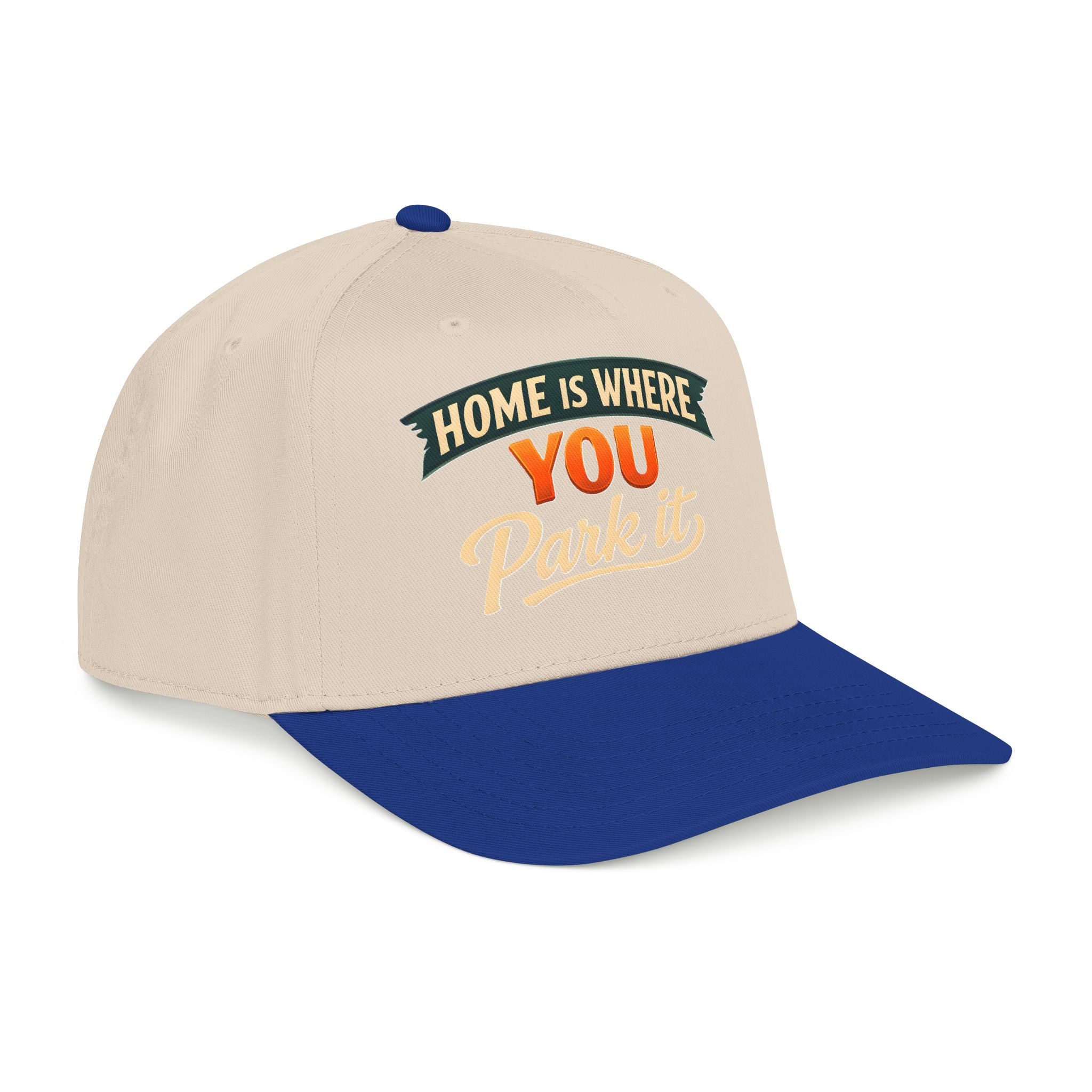Baseball Cap - "Home Is where You Park It" Design Scenic-Line