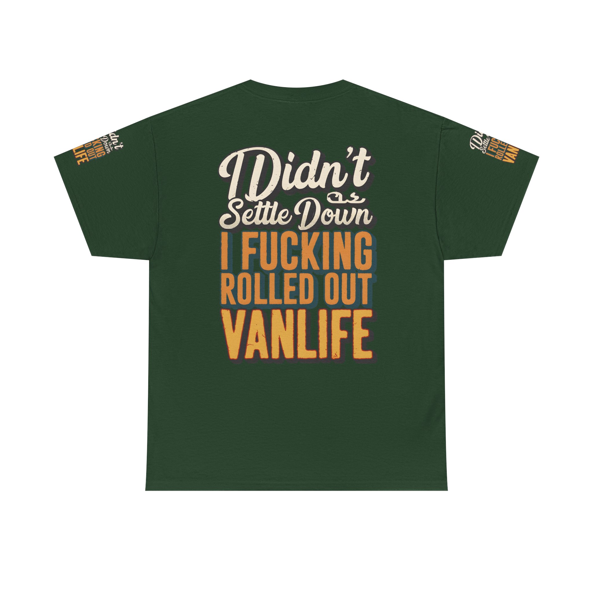 8161027335089284892_2048.jpeg Unisex Heavy Cotton Tee — "Dind´t Settle Down" Design F**K-Line