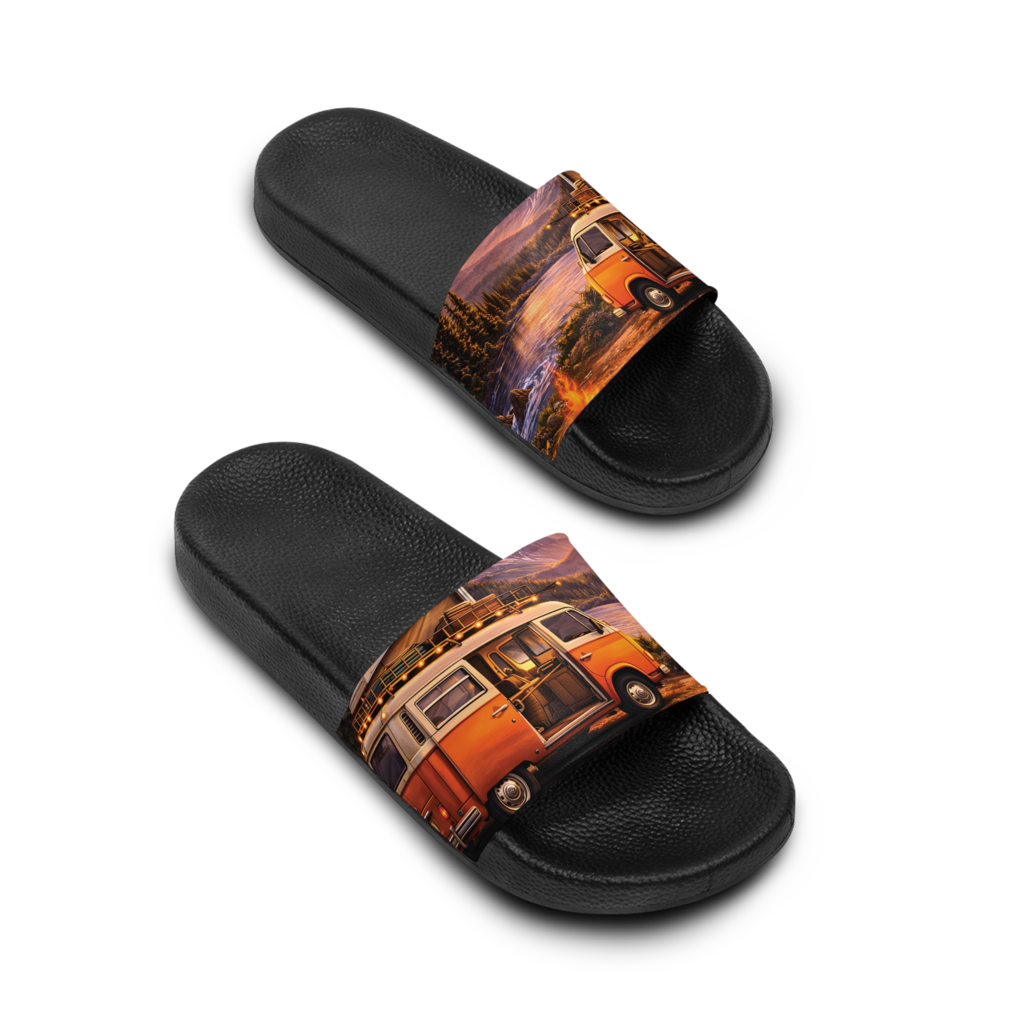 8177806347283459018_2048.jpeg Men's Slide Sandals — VW Camper Vibes for Men (Cubic-Line)