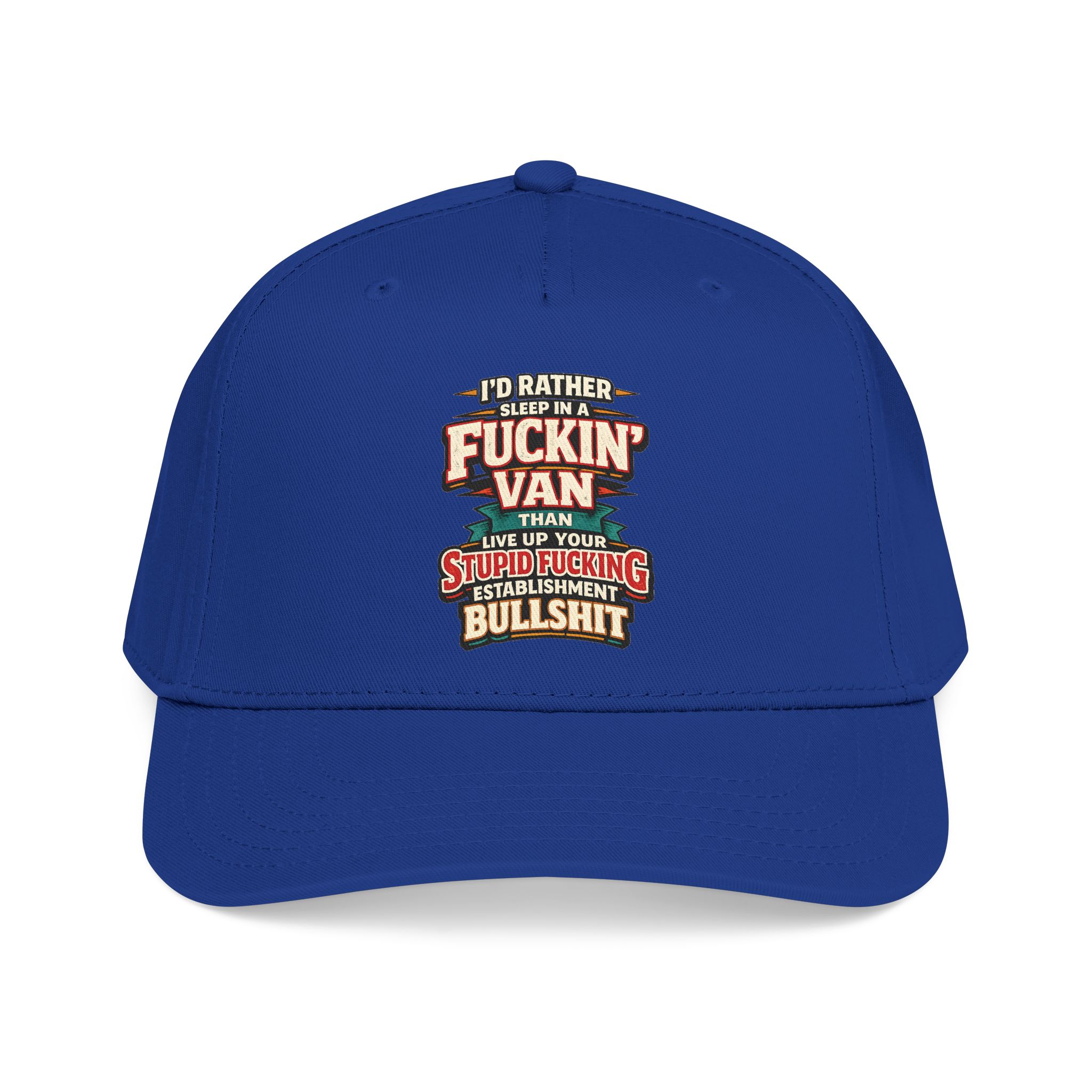 Baseball Cap - "I´d Rather Sleep in A Fucking Van" Design F**K-Line