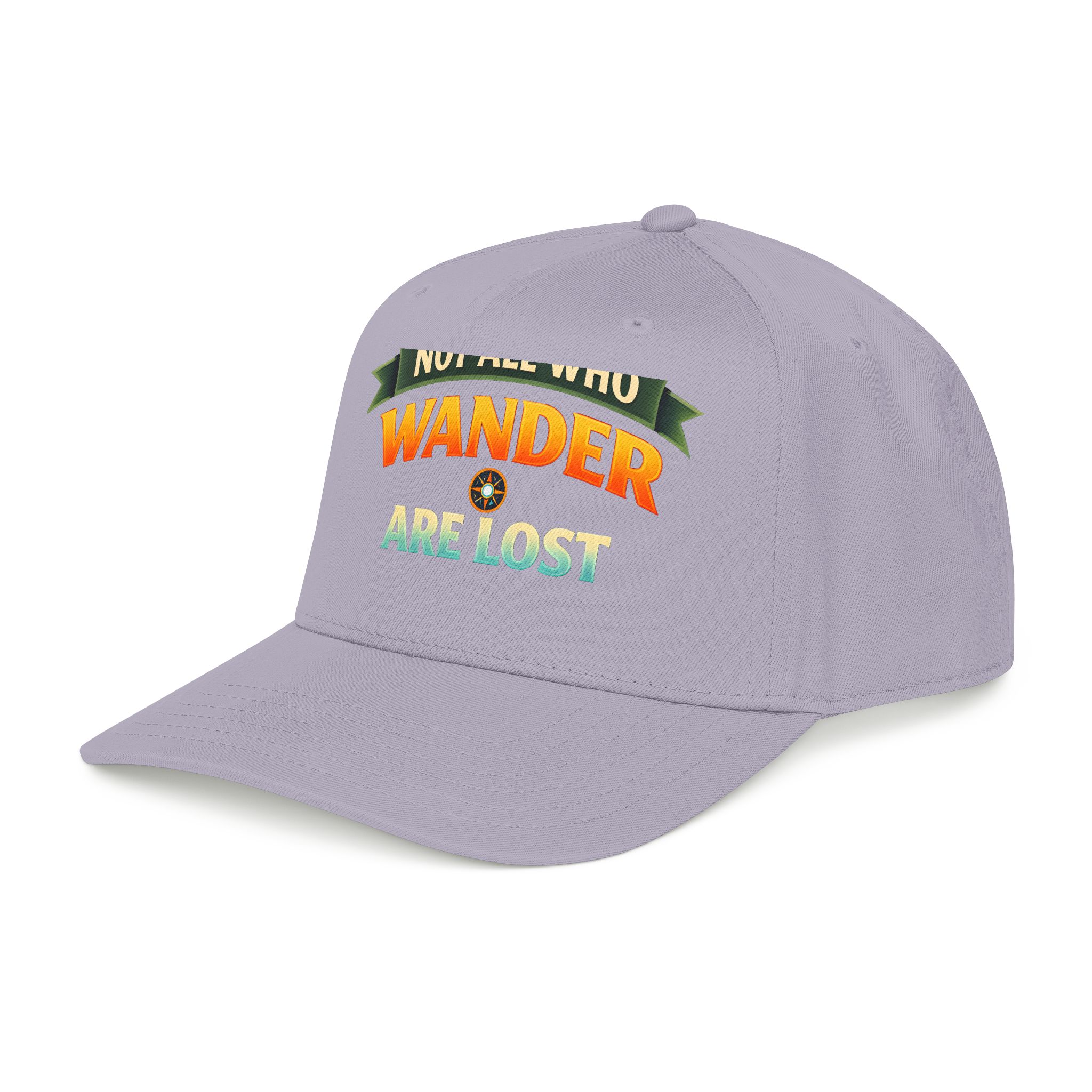 Baseball Cap - "Not All Who Wander Are Lost" Design Scenic-Line