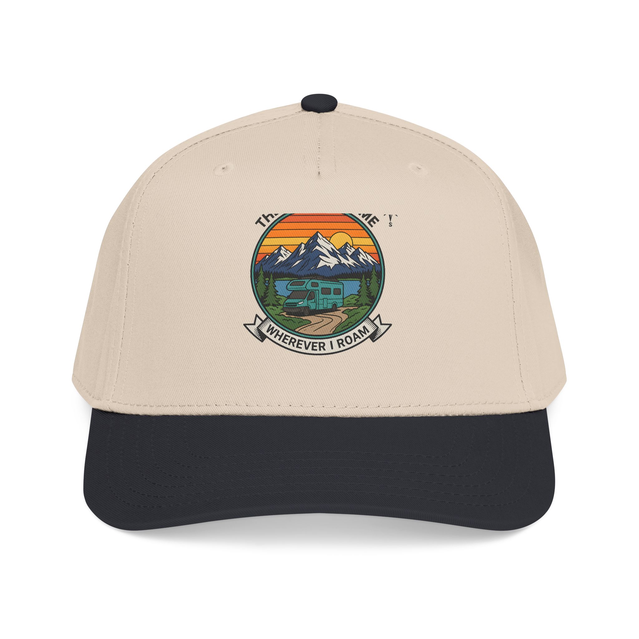 Baseball Cap — "The Road Is Home, Wherever I Roam"