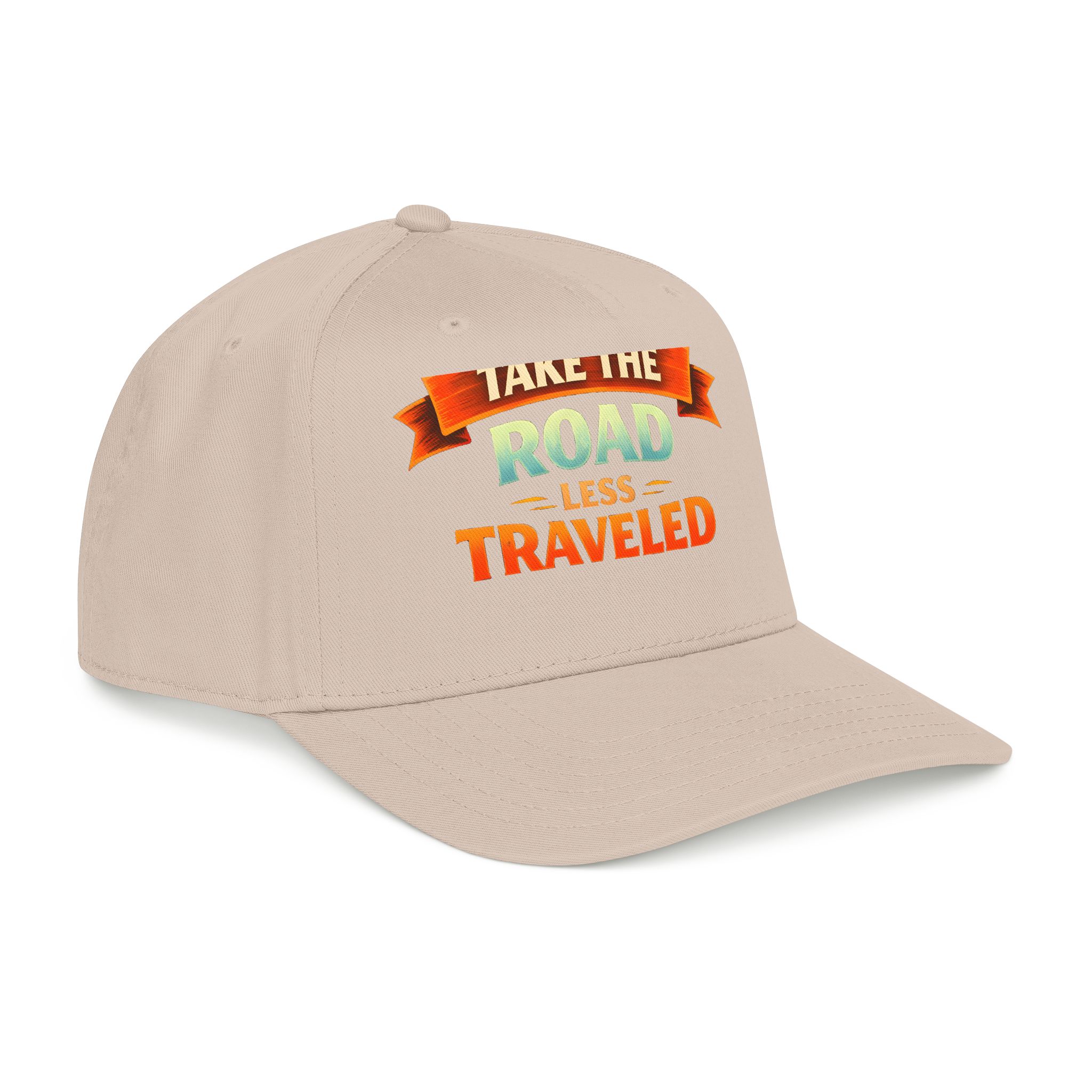 Baseball Cap - "Take The Road Less Traveled" Design Scenic-Line