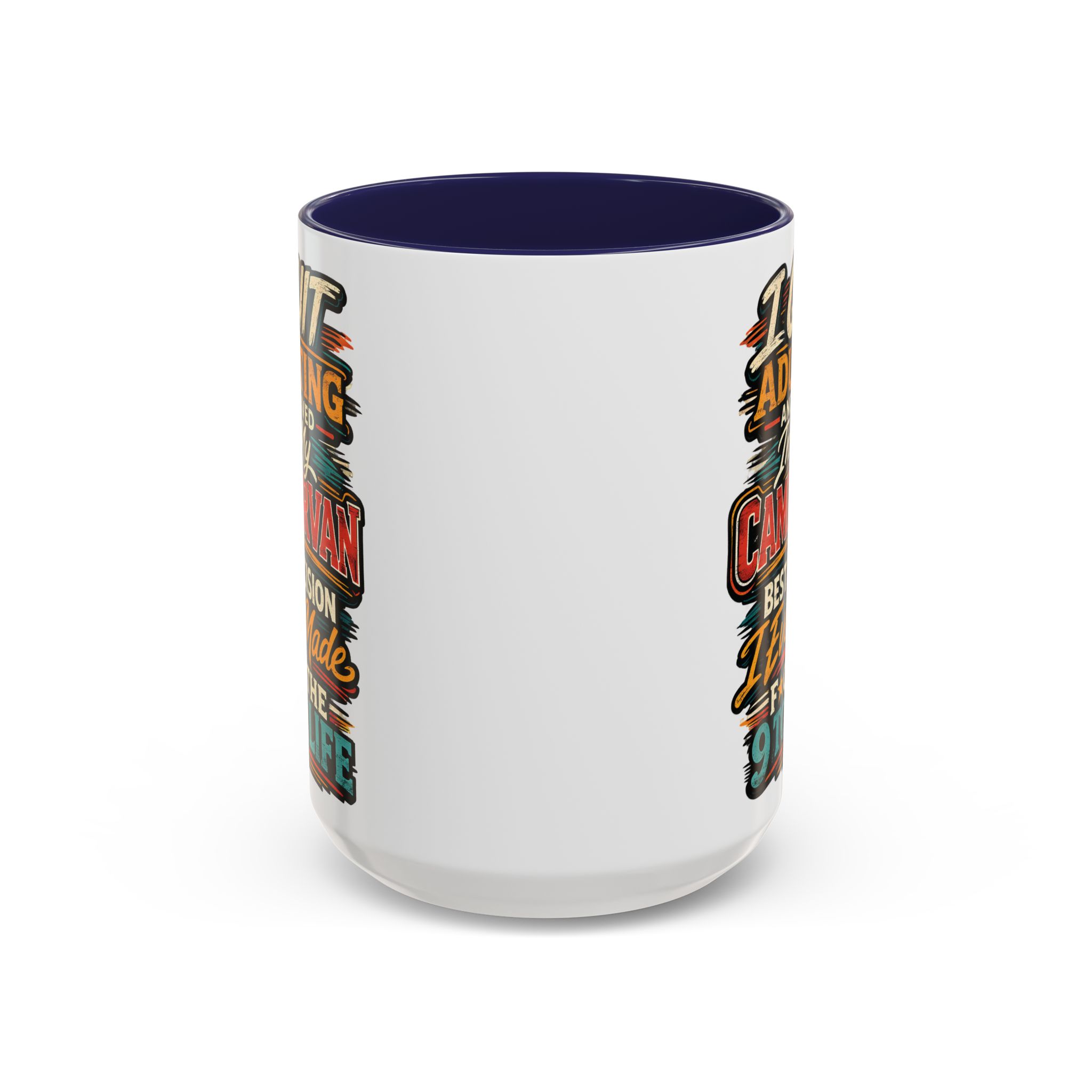 8199982217039643836_2048.jpeg Accent Coffee Mug (11, 15oz) — "I Quit Adulting" Design F**K-Line