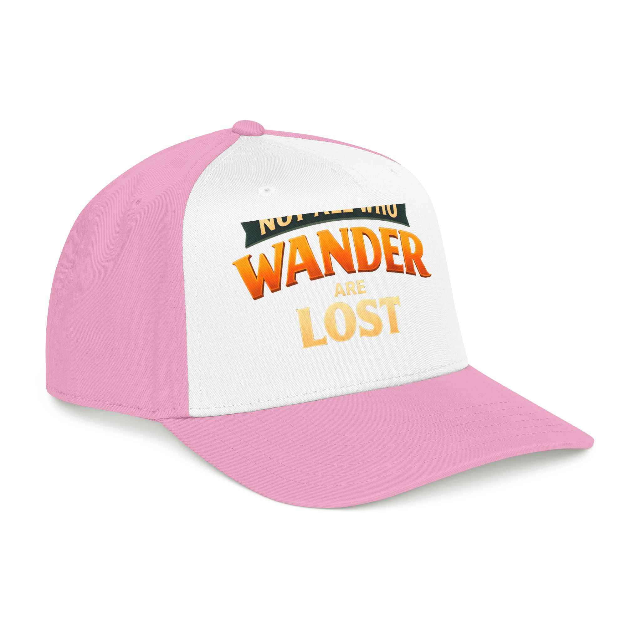 Baseball Cap - "Not All Who Wander Are Lost" Design Scenic-Line