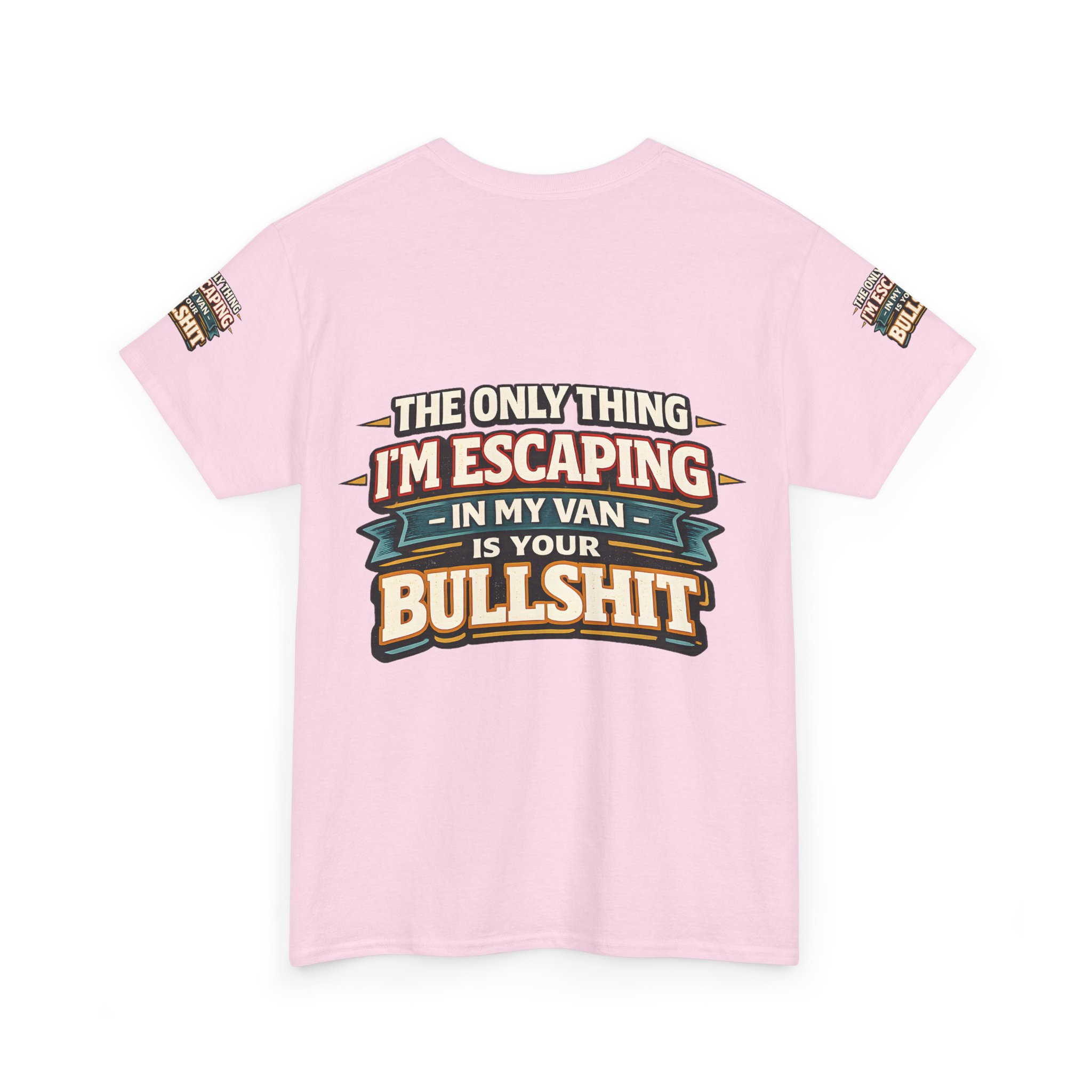 Unisex Heavy Cotton Tee — "The Only Thing I´m Escaping" Design F**K-Line