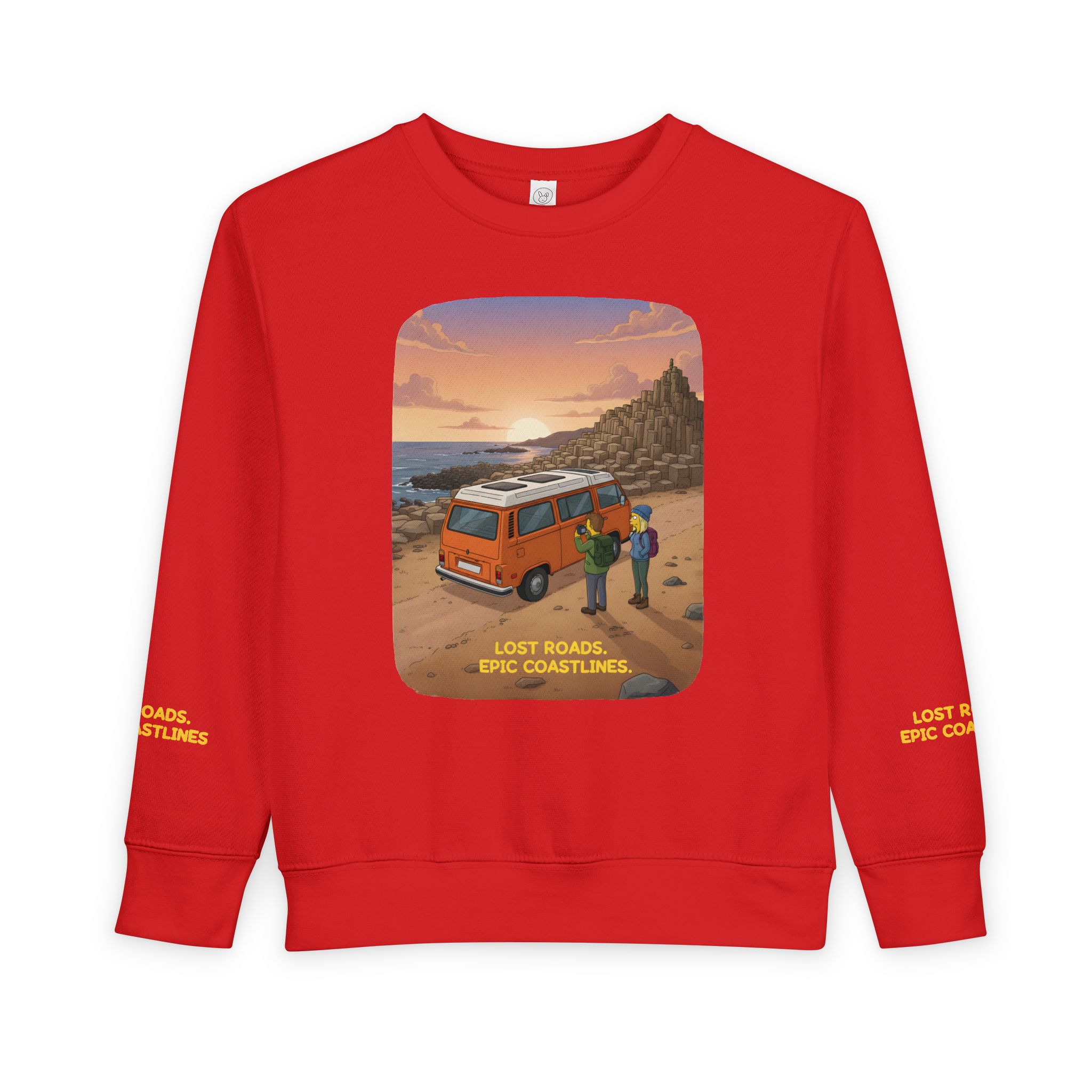 8234087798585073303_2048-1.jpeg Toddler Sweatshirt - "Lost Roads Epic Coastlines" (Design Sitcom-Line)