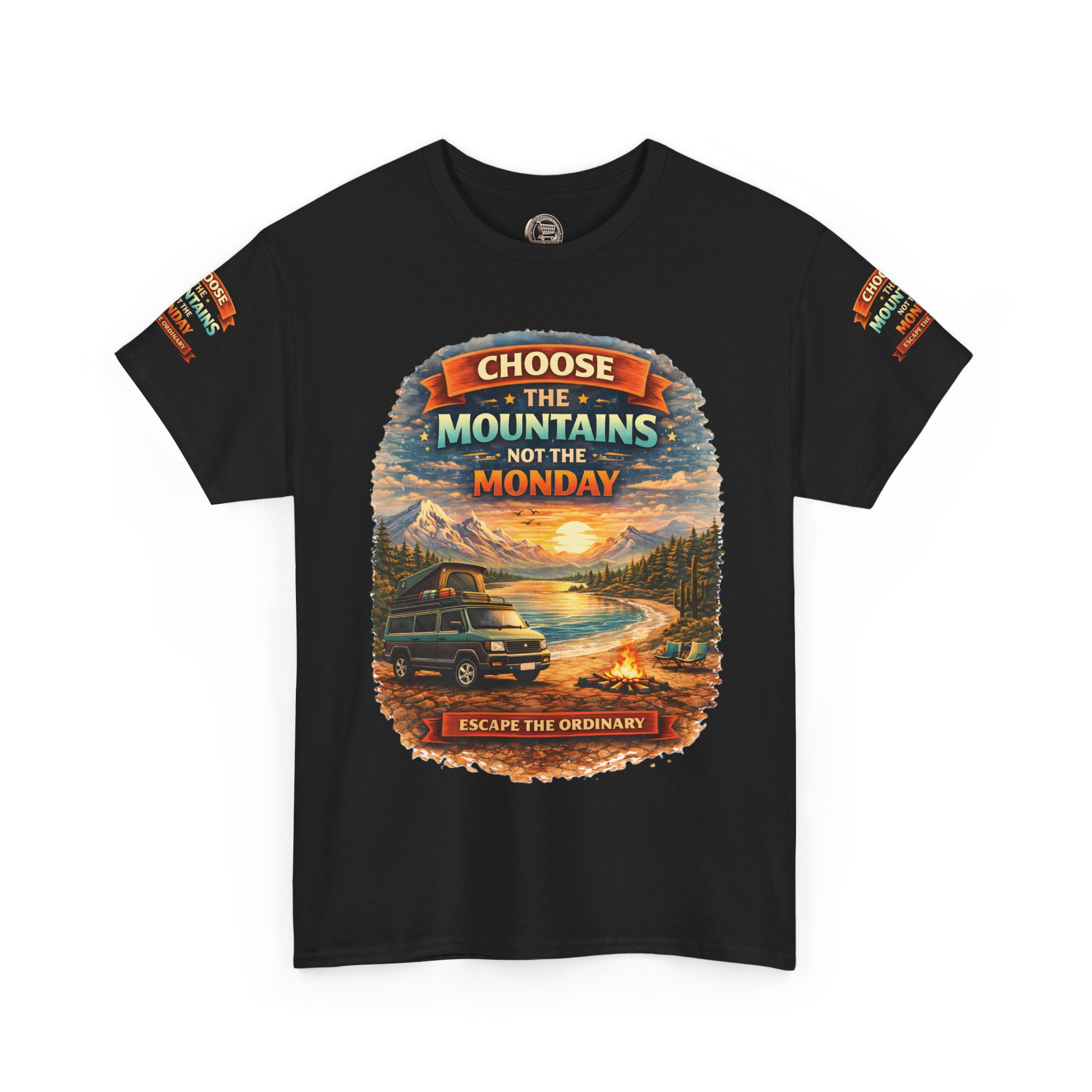 8240401235263638538_2048.jpeg Unisex Heavy Cotton Tee — "Choose The Mountens" Design Scenic-Line