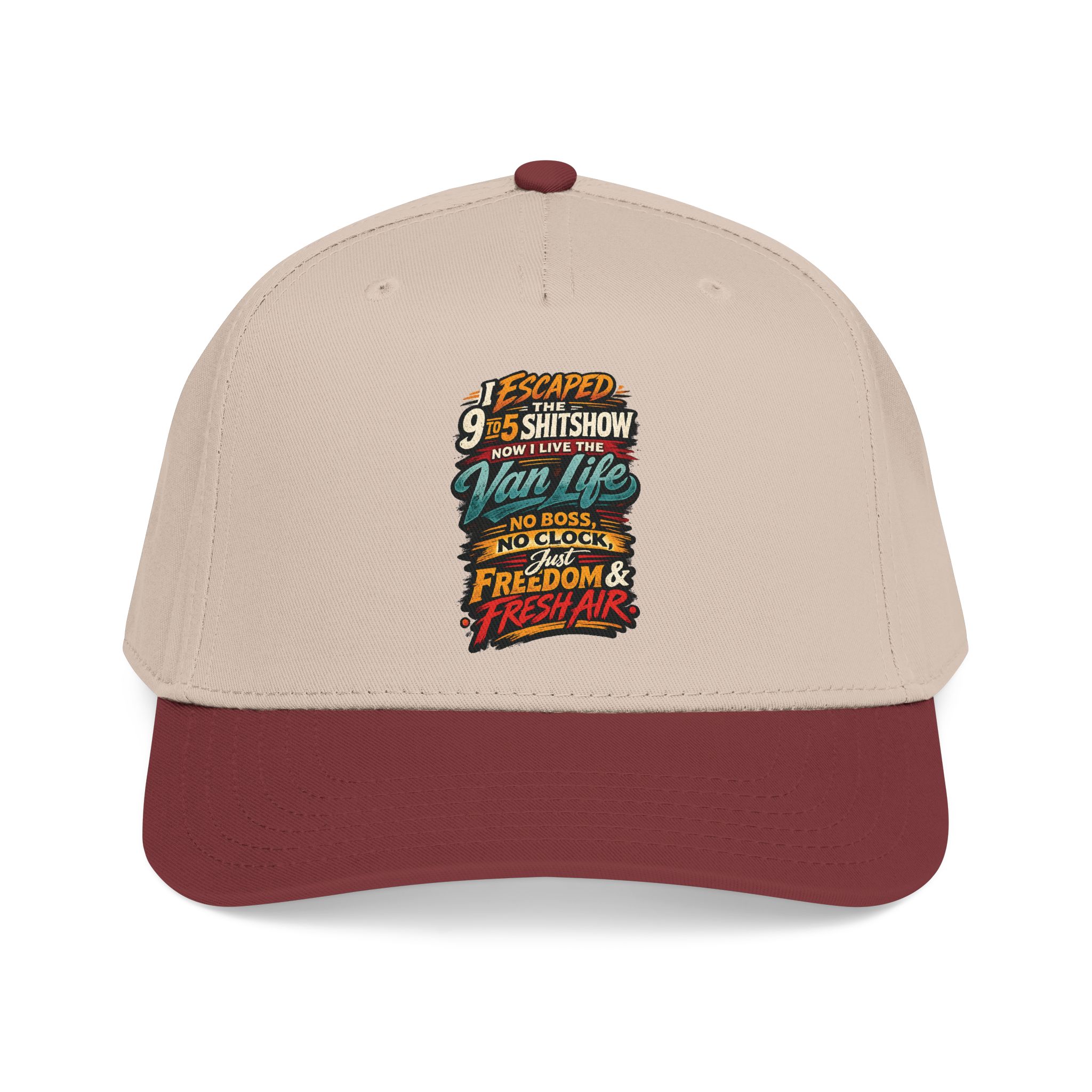 Baseball Cap - "I Escaped The 9 To 5" Design F**K-Line