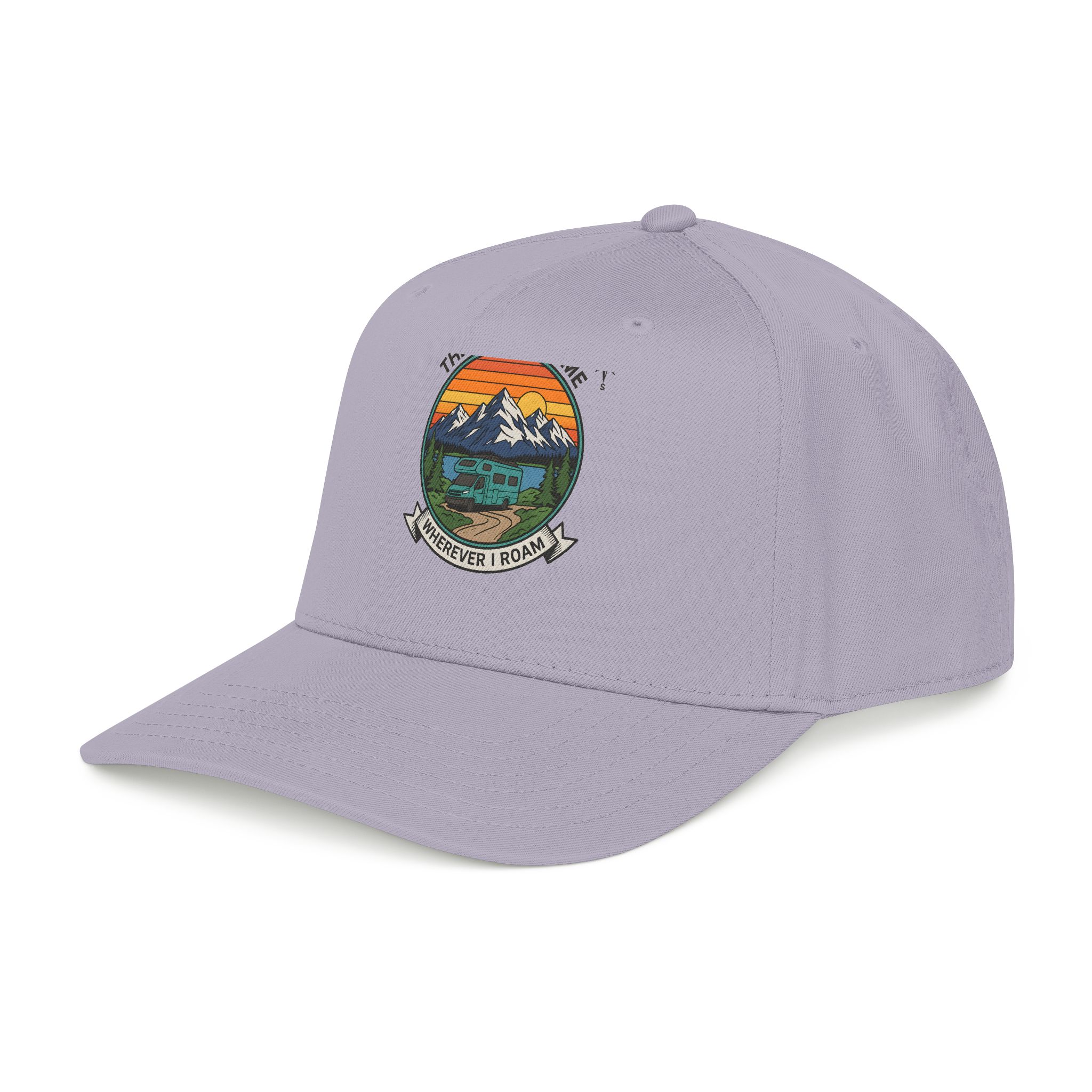 Baseball Cap — "The Road Is Home, Wherever I Roam"