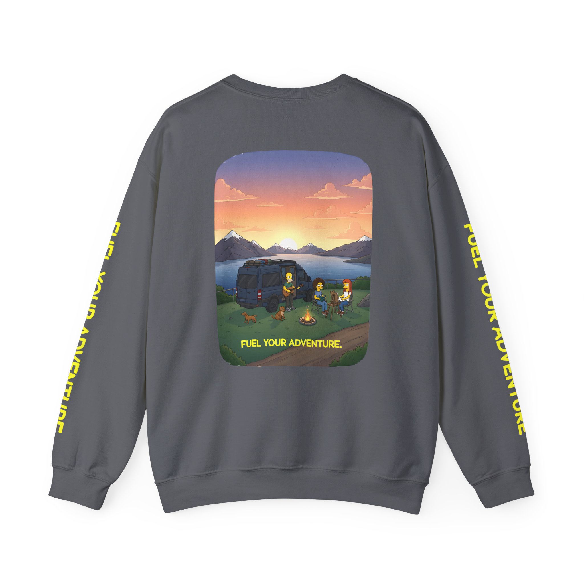 8302197680987199628_2048.jpeg Unisex Heavy Blend™ Crewneck Sweatshirt — "Fuel Your Adventure" Design Sitcom-Line