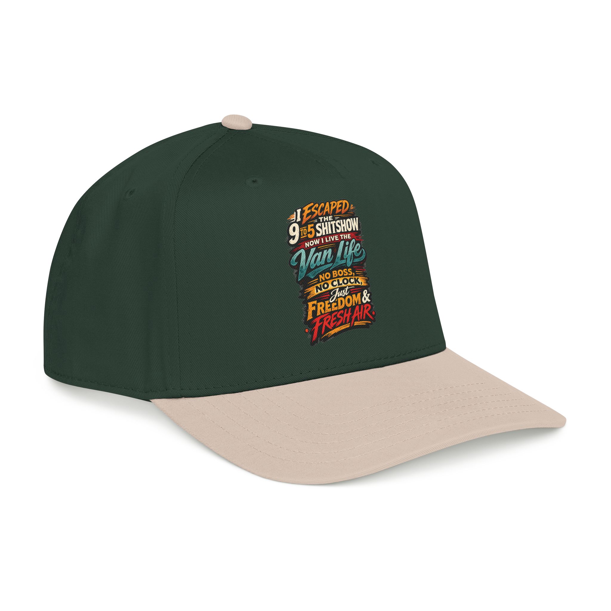 Baseball Cap - "I Escaped The 9 To 5" Design F**K-Line